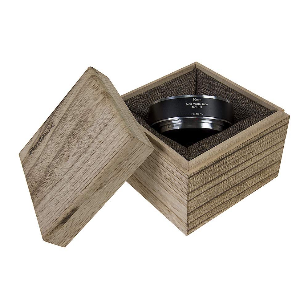 Fotodiox Pro Automatic Macro Extension Tube, 20Mm Section Compatible With Fujifilm Gfx G-Mount Cameras For Extreme Close-Up Phot