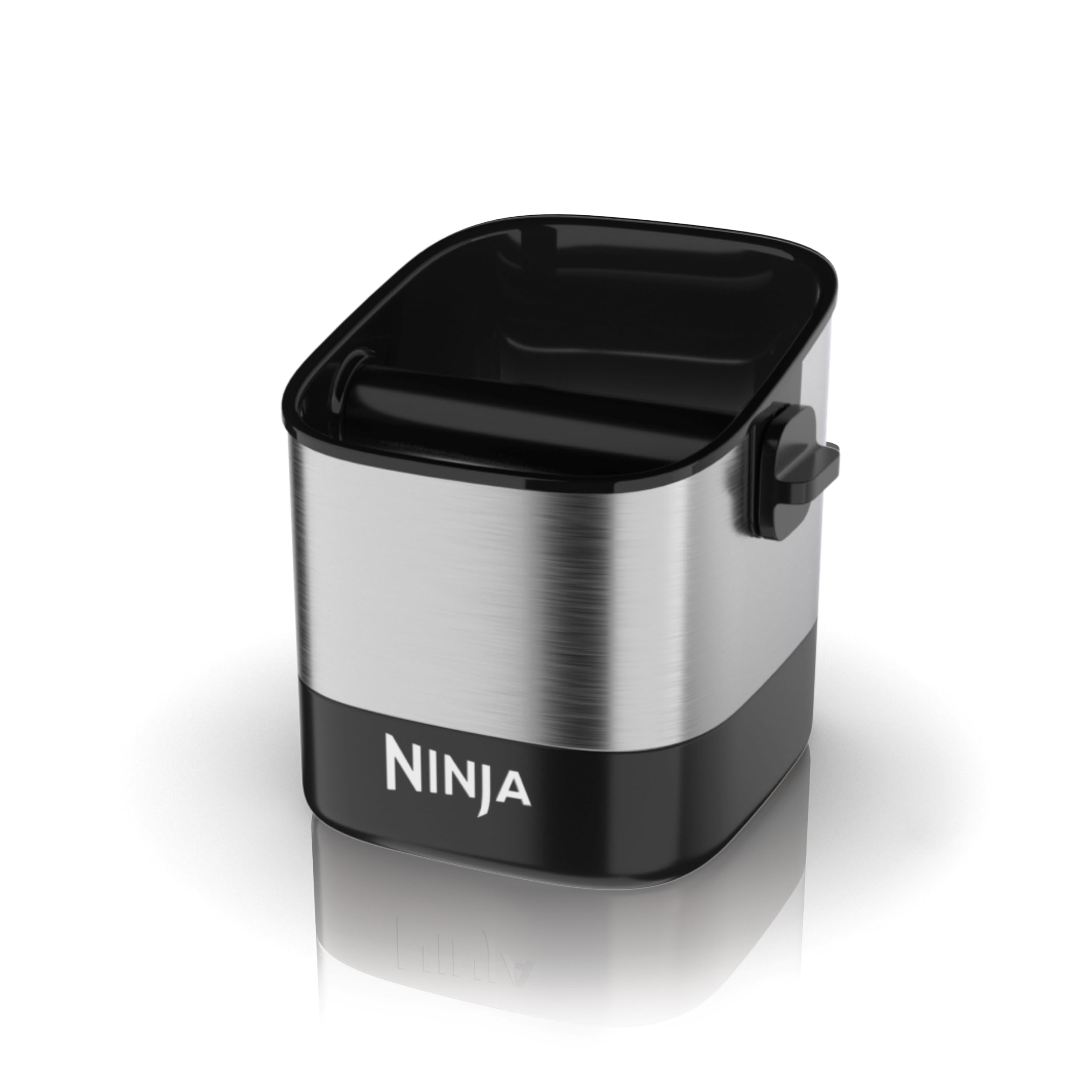 Ninja Luxe Caf   Knock Box, Accessories for Espresso Machine, Easy & Mess-Free Puck Disposal, Coffee & Espresso Grounds, Non-sli
