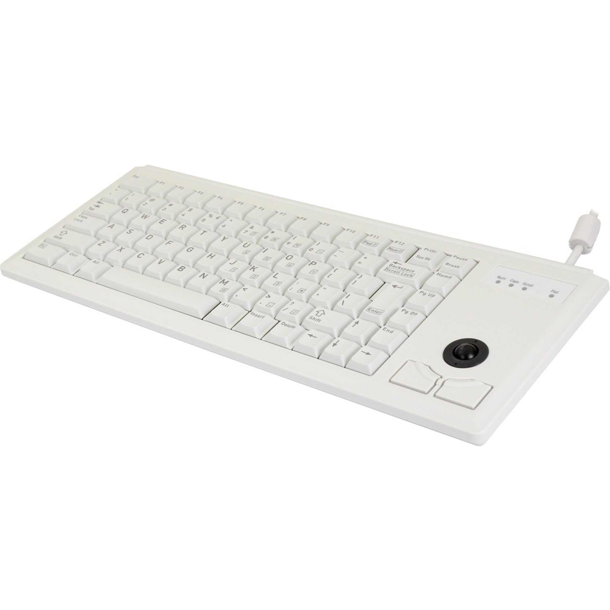 Cherry G84 Ultraslim Keyboard W/Trackball (International), Light Gray   83 Key