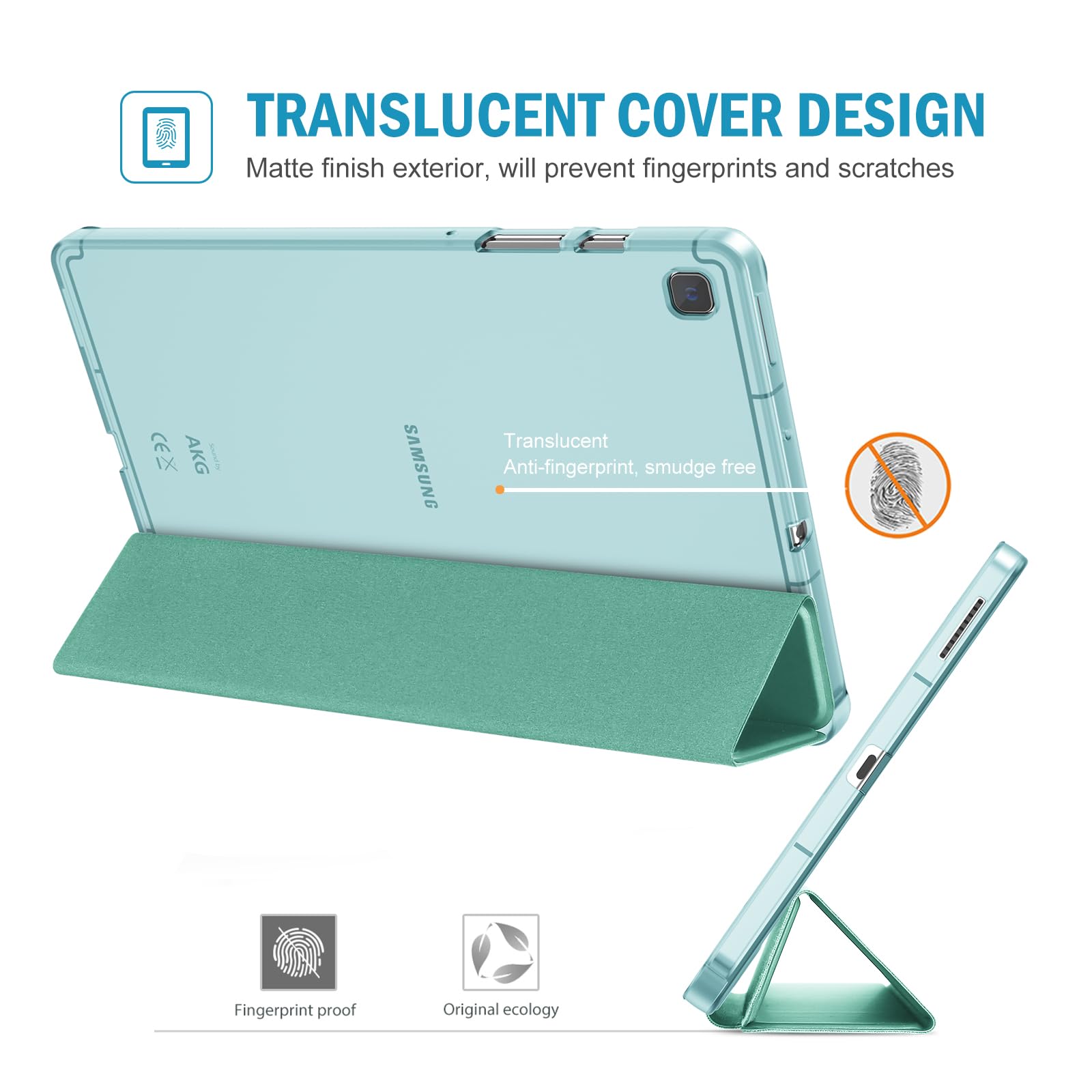 Procase Cover For Galaxy Tab S6 Lite 10.4 Case 2024 2022 2020 With S Pen Holder(Sm P620/P625/P613/P619/P615/P610), Trifold Stand