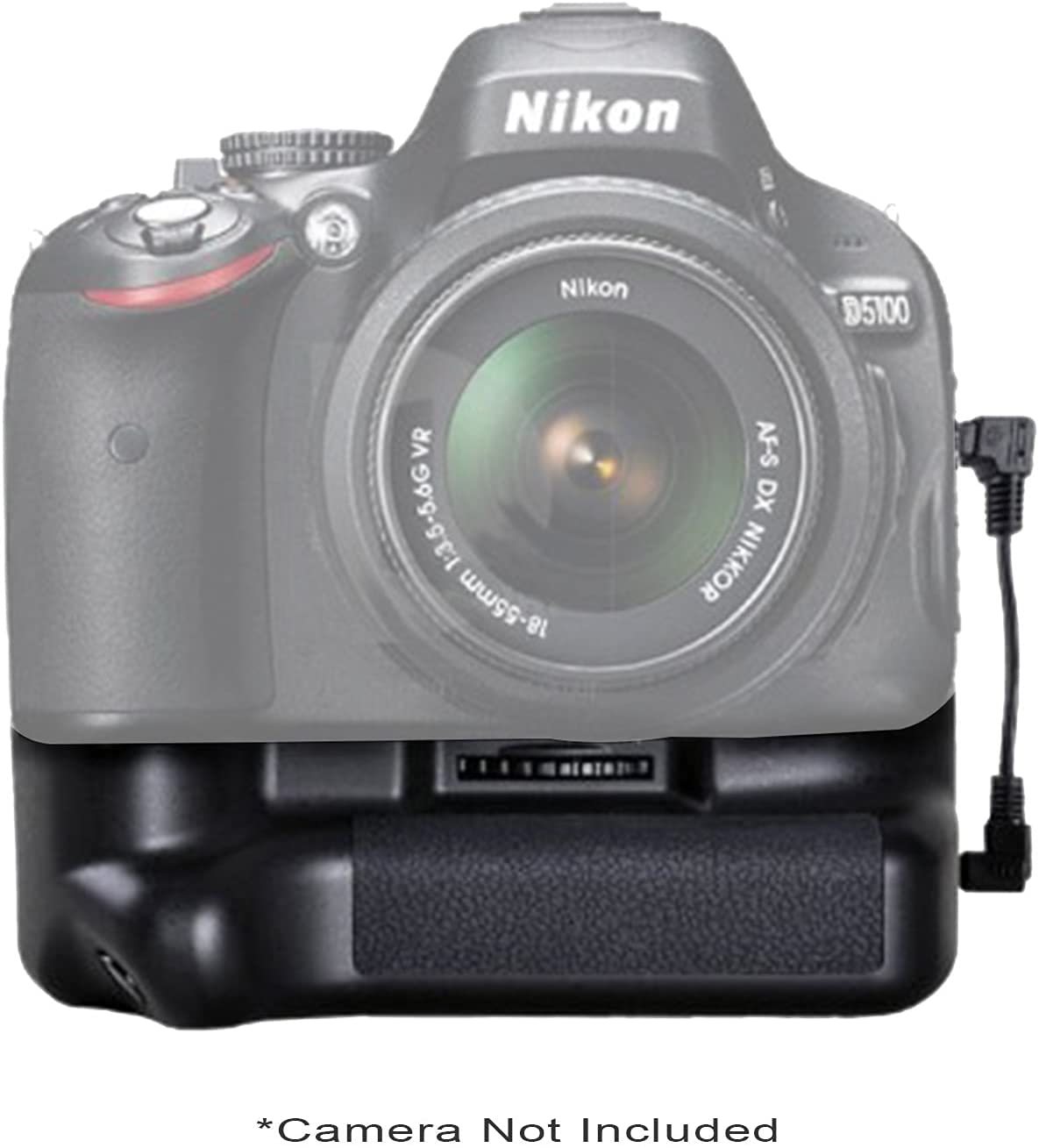 Battery Grip Bundle For Nikon D5300, D3300, D3200, D3100: Includes Vertical Battery Grip, 2 Pk En El14 Long Life Batteries, Char