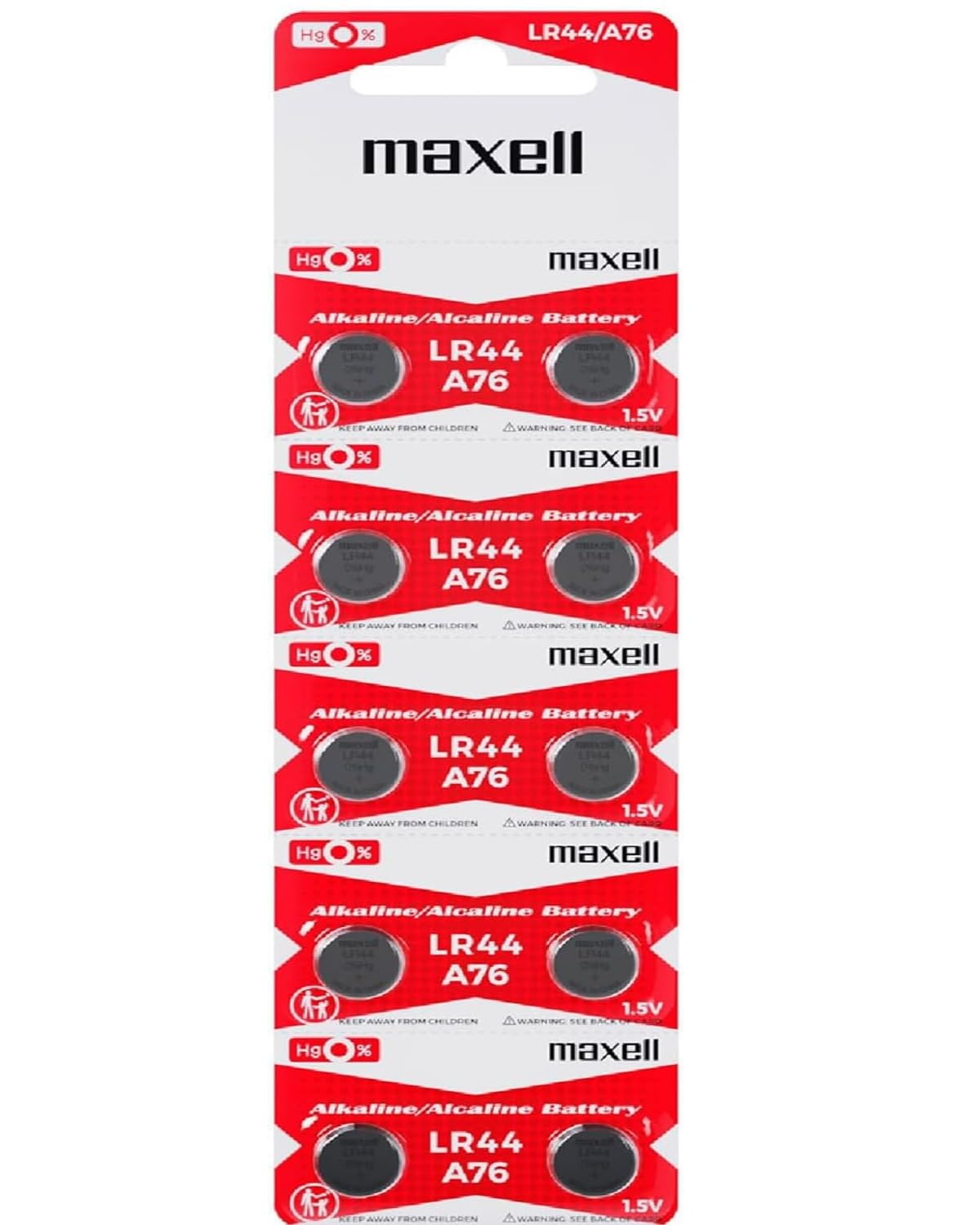 Maxell LR44 Alkaline 1.5V Battery