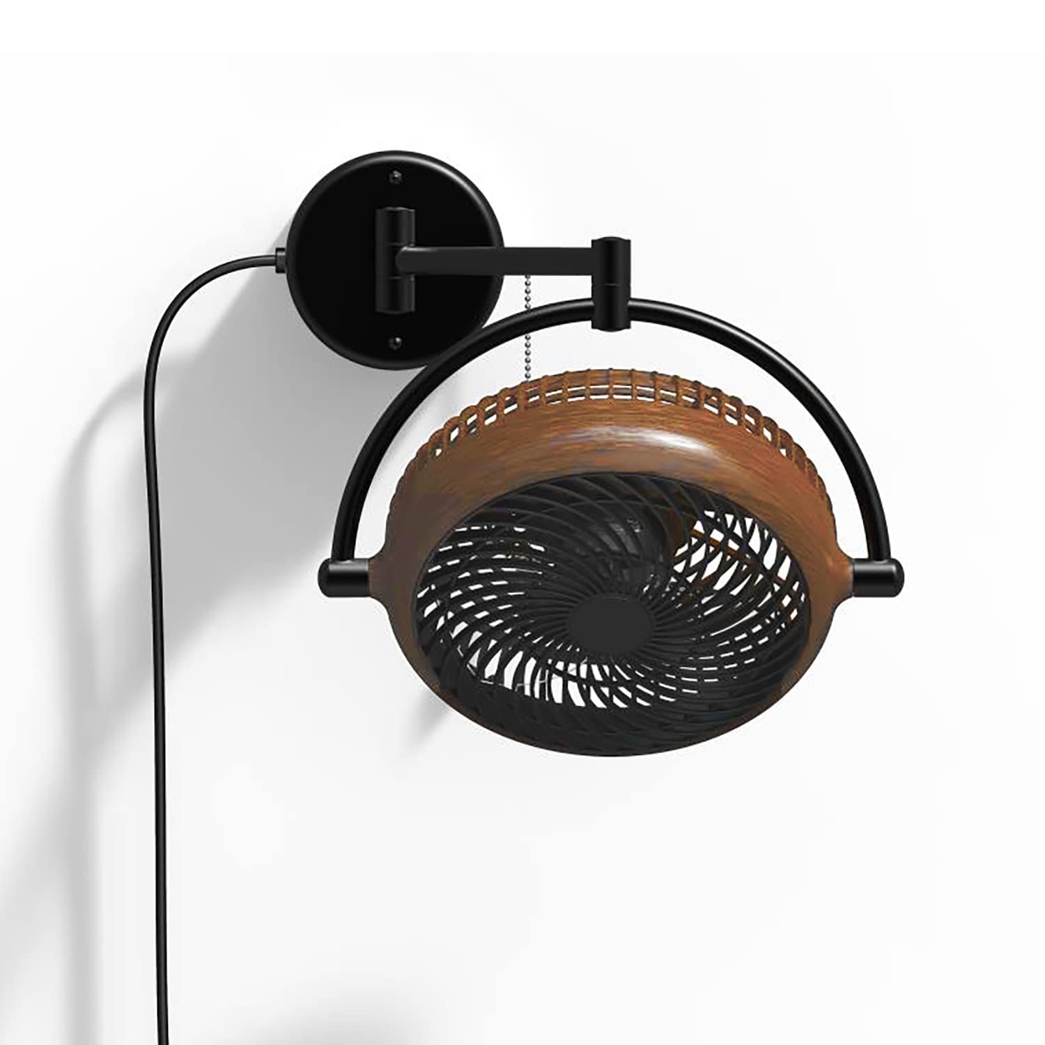 Parrot Uncle Wall Mount Fans 10 Inch Wall Fans Oscillating Plug In Ceiling Fan Vintage Wall Mounted Fan Small Folding Rotating F
