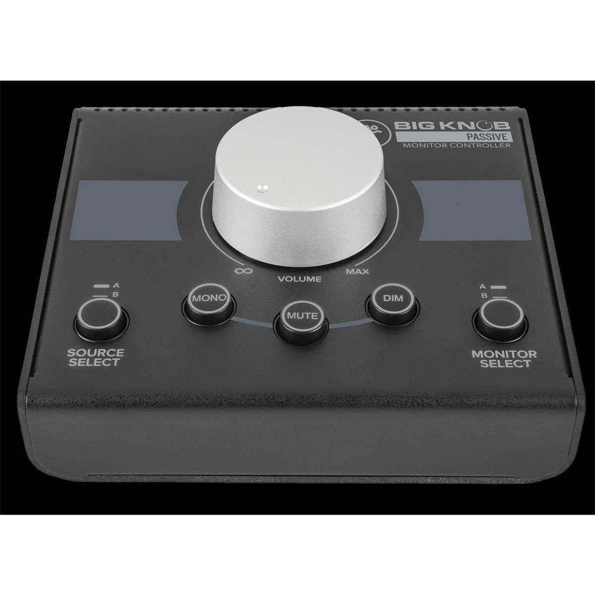 Mackie Big Knob Passive 2X2 Studio Monitor Controller   Bundle With 2X 6' 1/4' Trs To 1/4' Trs Balanced Instrument Cable, Fiber Optic Cleaning Cloth