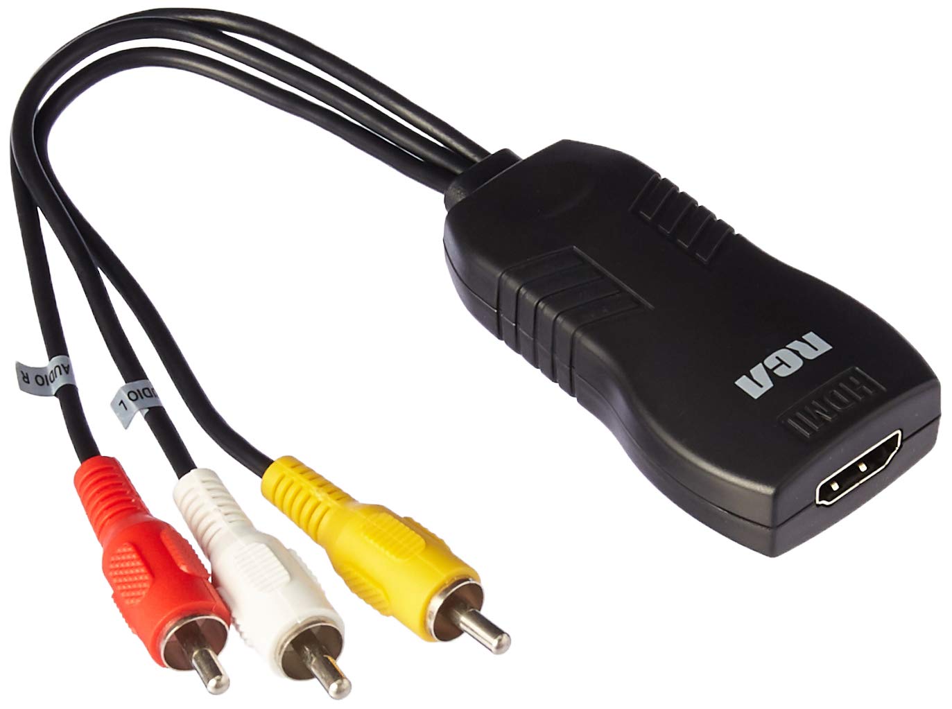 RCA RCA Composite Adapter, Black 7.60 x 4.90 x 1.00