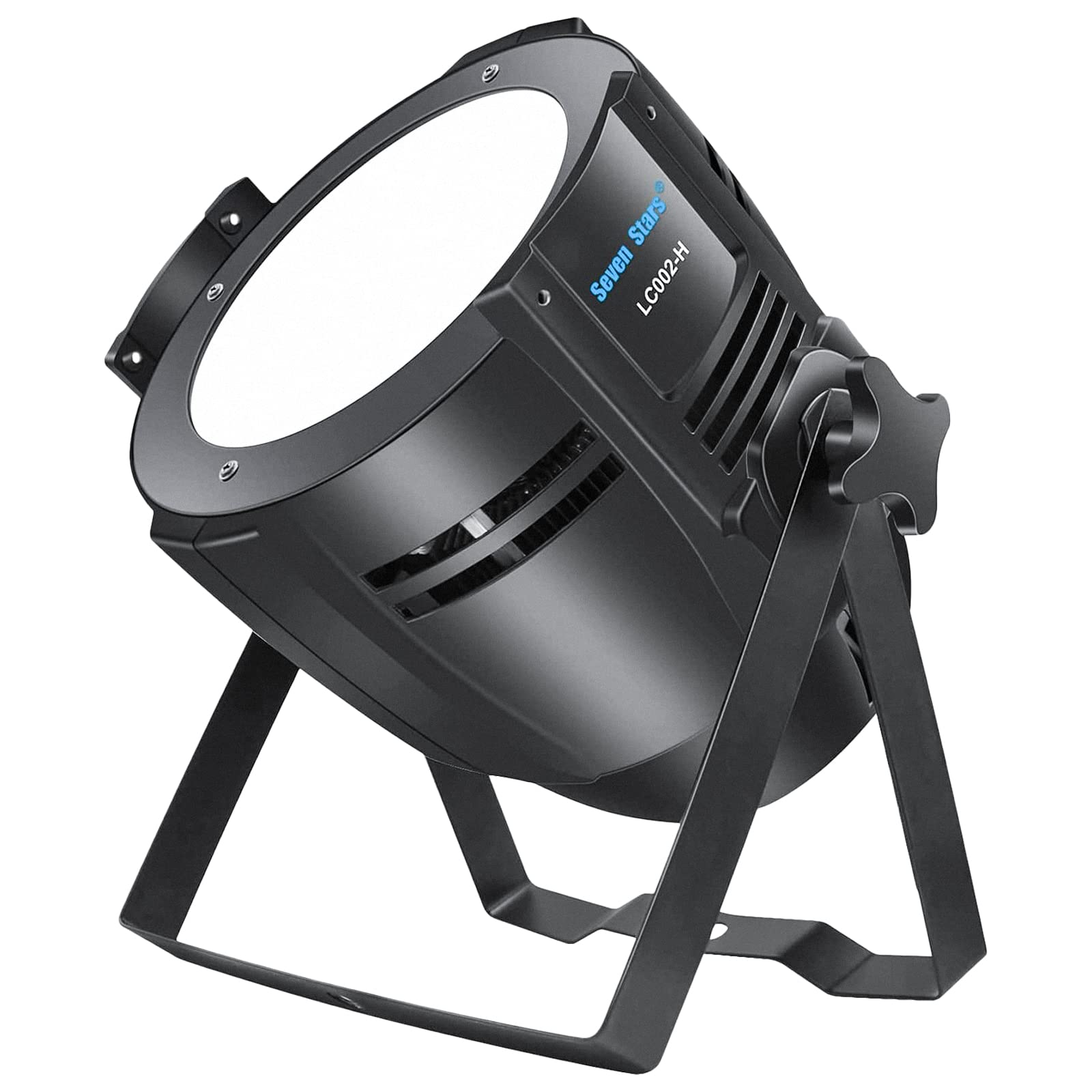 Seven Stars 200W Cob Lights, Led Par Light Warm White & Cool White Stage Wash Lights, Dmx Stage Lights For Church/Party/Stage Sh