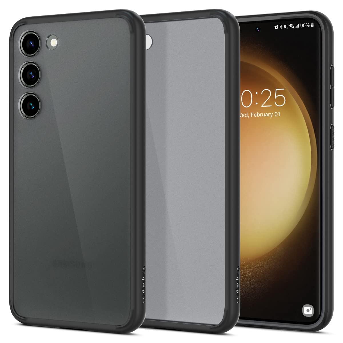 Spigen Ultra Hybrid Designed For Galaxy S23 Case (2023)   Frost Black