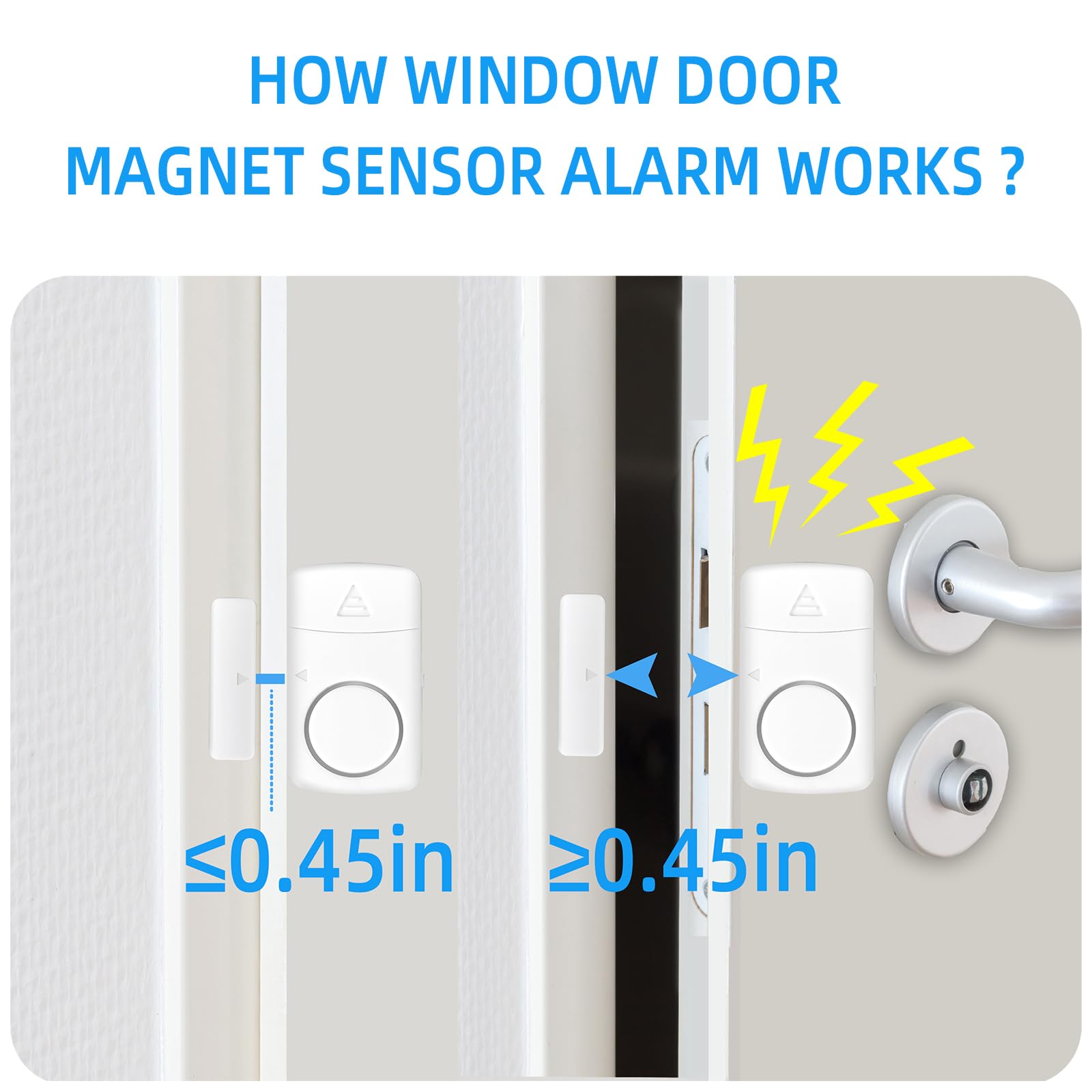 Door Alarm Sensor Window Alarms For Home Security Kids Burglar Safety