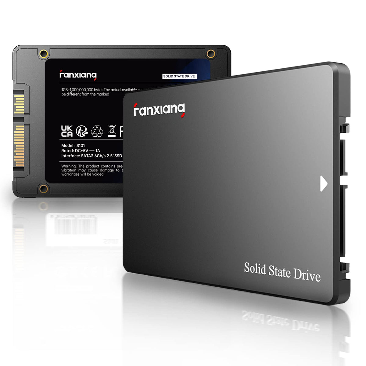Fanxiang S101 500Gb Ssd Sata Iii 6Gb/S 2.5'' Internal Solid State Drive, Read Speed Up To 550Mb/Sec, Compatible With Laptop And 