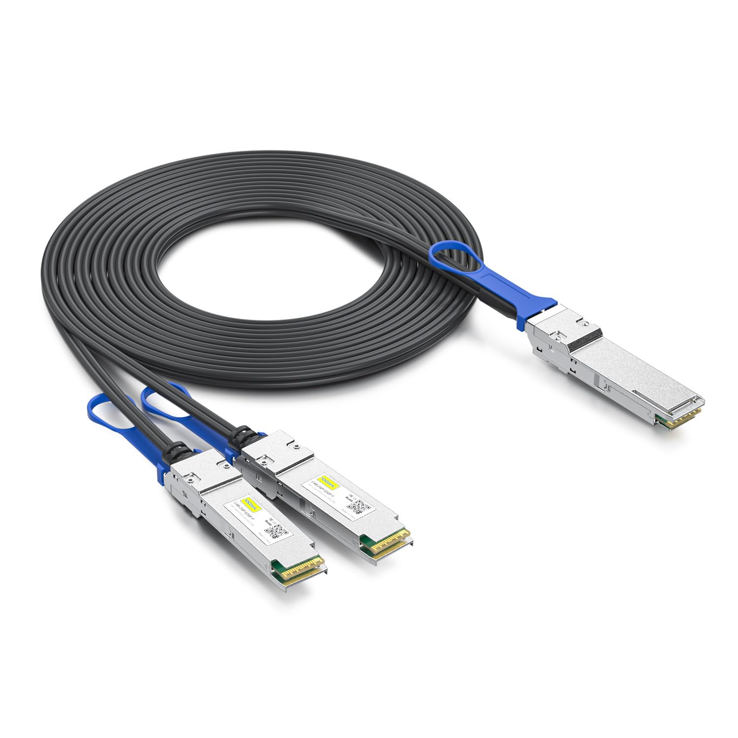 10Gtek For Mellanox Mcp7H00-G002 100Gb/S To 2X50Gbe (Qsfp28 To 2Xqsfp28) Direct Attach Copper Splitter Cable, Breakout Passive C