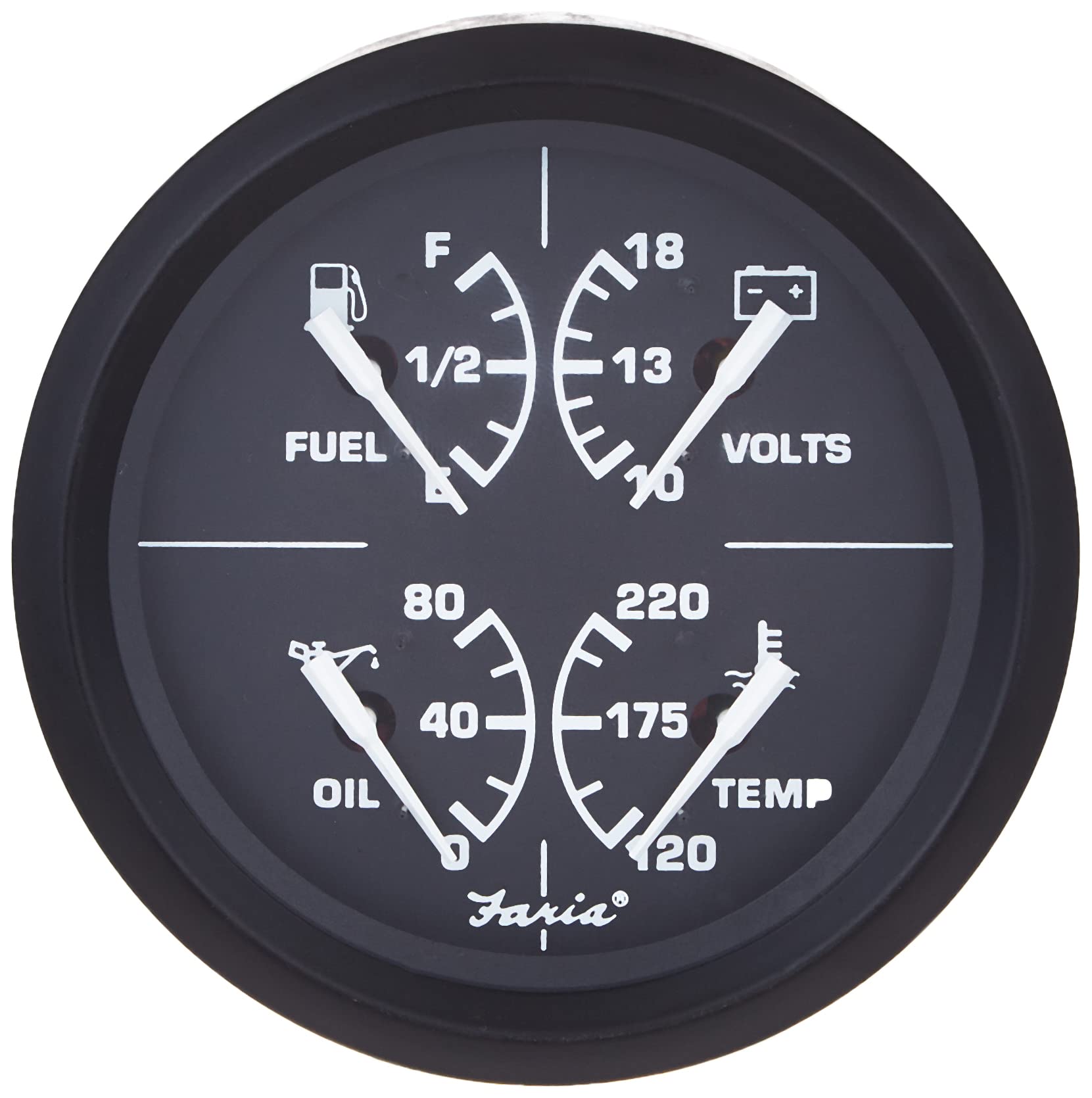 Faria 32851 Combo Gauge - Euro,WBAUVB0068MZJ14