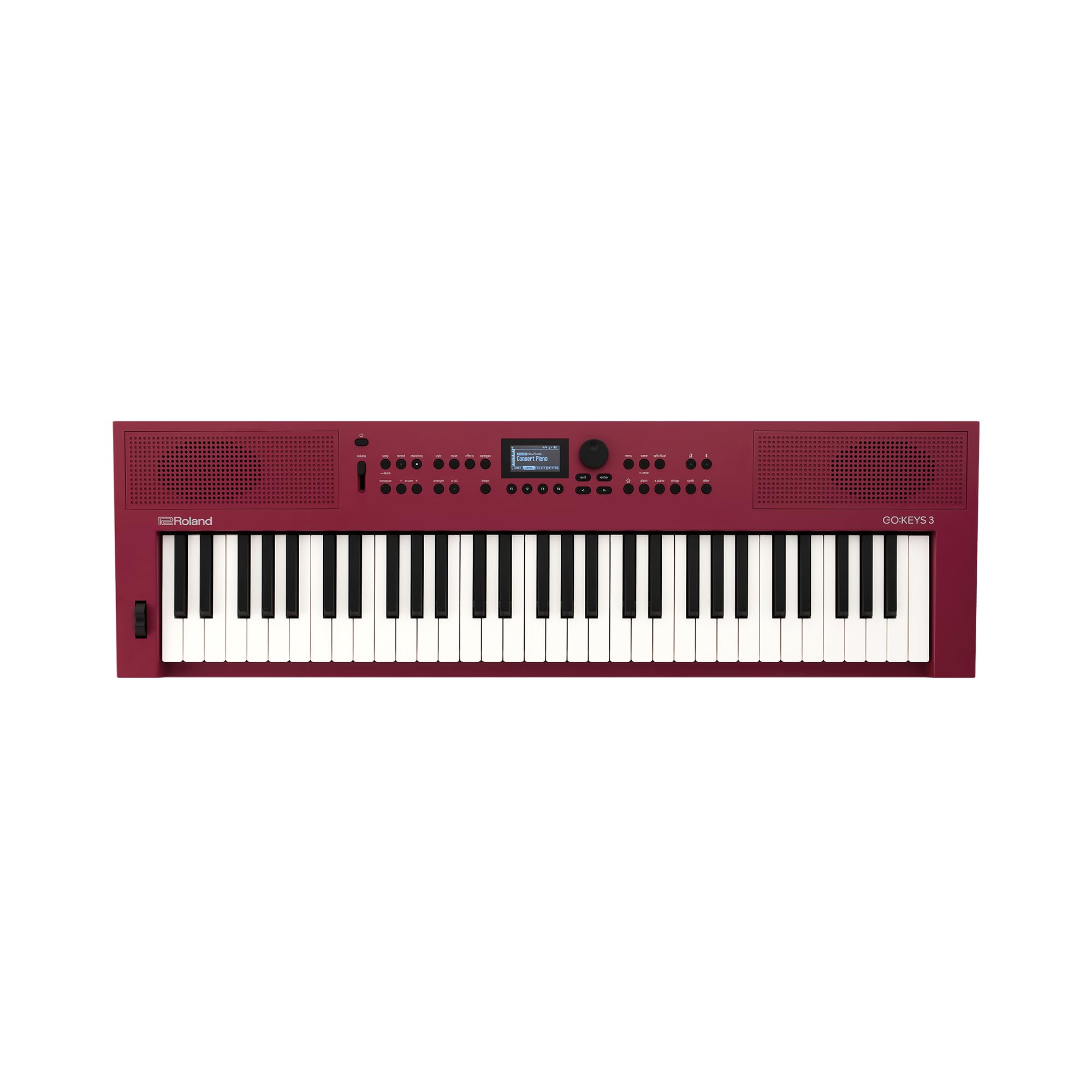 Roland GO:KEYS 3 Music Creation Keyboard | 61-Note Keyboard | Built-In Stereo Speakers | Bluetooth Audio/MIDI Support for Music 
