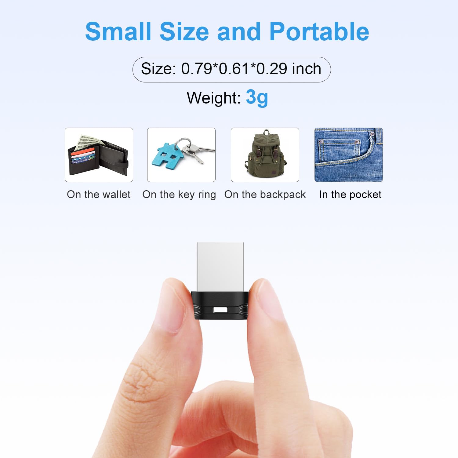 Raoyi 64Gb Usb Flash Drive, Usb 2.0 Mini Fit Memory Stick Ultra Slim Thumb Drive Jump Drive Zip Drive Pen Drive With Lanyard Black