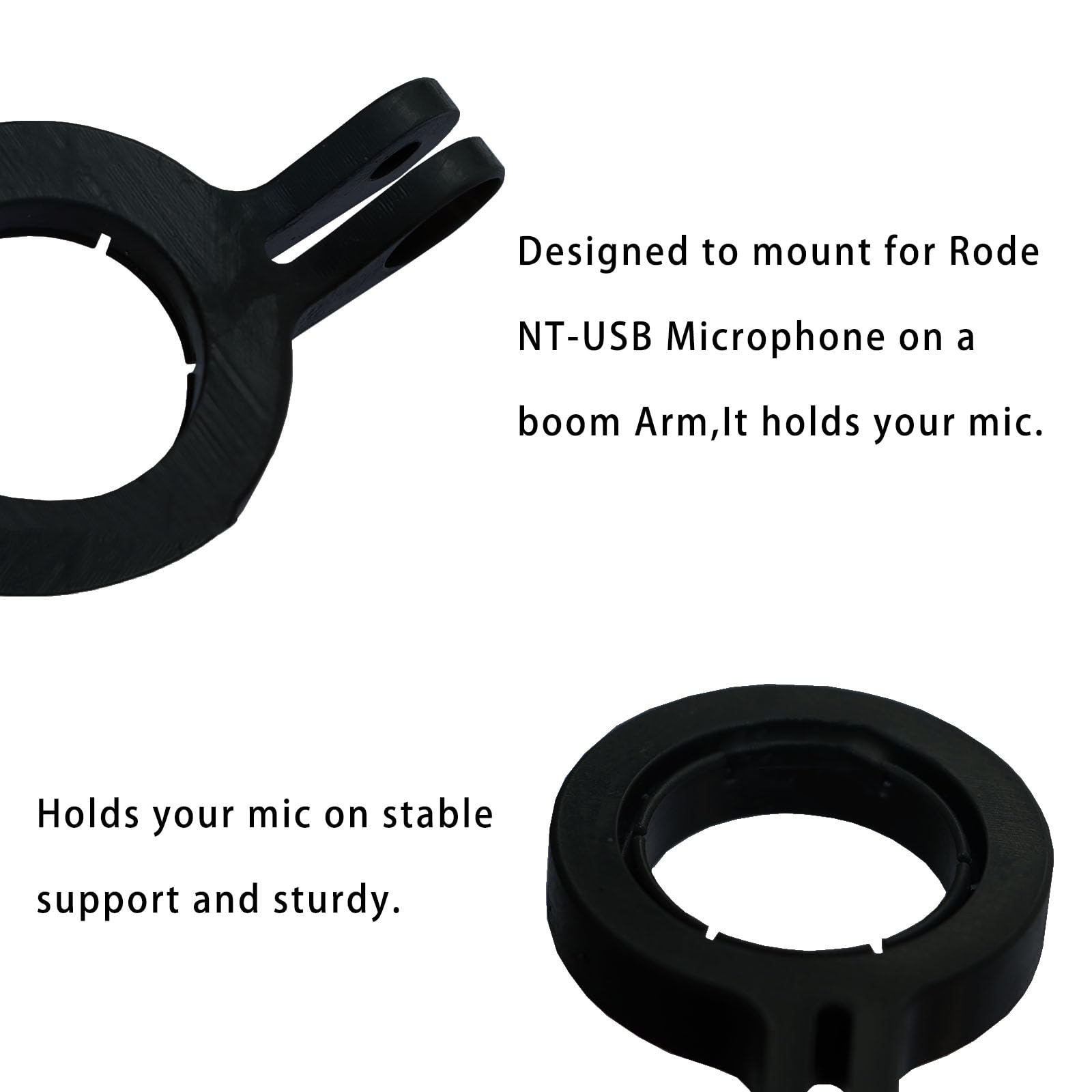 Piaolgyi Microphone Mount Adapter For Rode Nt Usb, Mic Arm Adapter,Boom Arm Adapter,Accessory Compatible With Rode Nt Usb