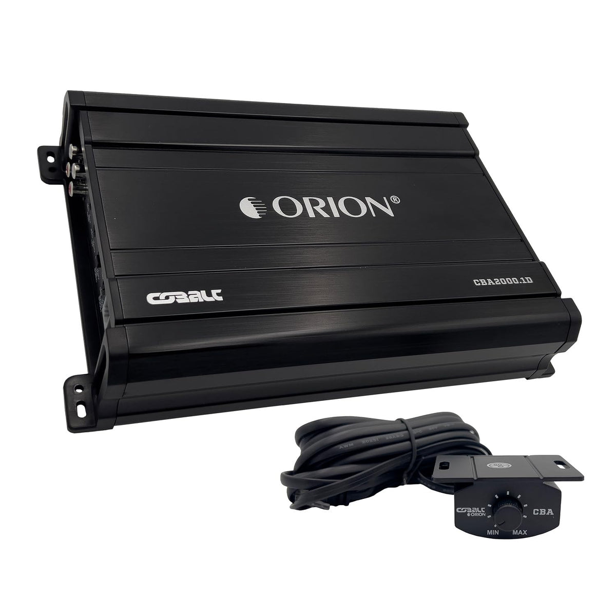 Orion Cobalt Cba2000.1D Monoblock 1-Channel Class D Amplifier For Car Subwoofer, 2000W, 2/4 Ohm Stable, Adjustable Low Pass & Su