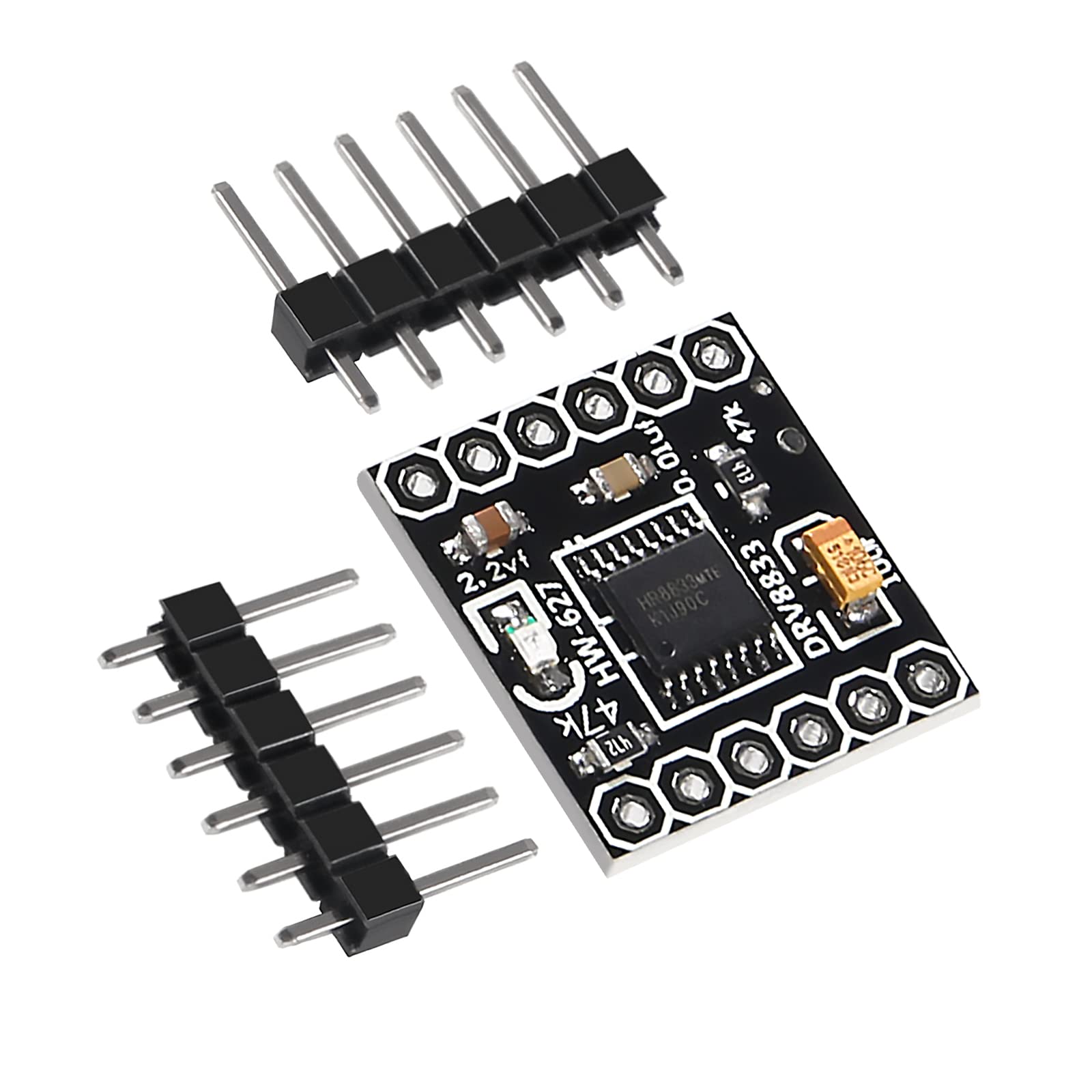 Qccan 10Pcs Drv8833 Motor Drive Module 1.5A Dual H Bridge Dc Gear Motor Driver Controller Board