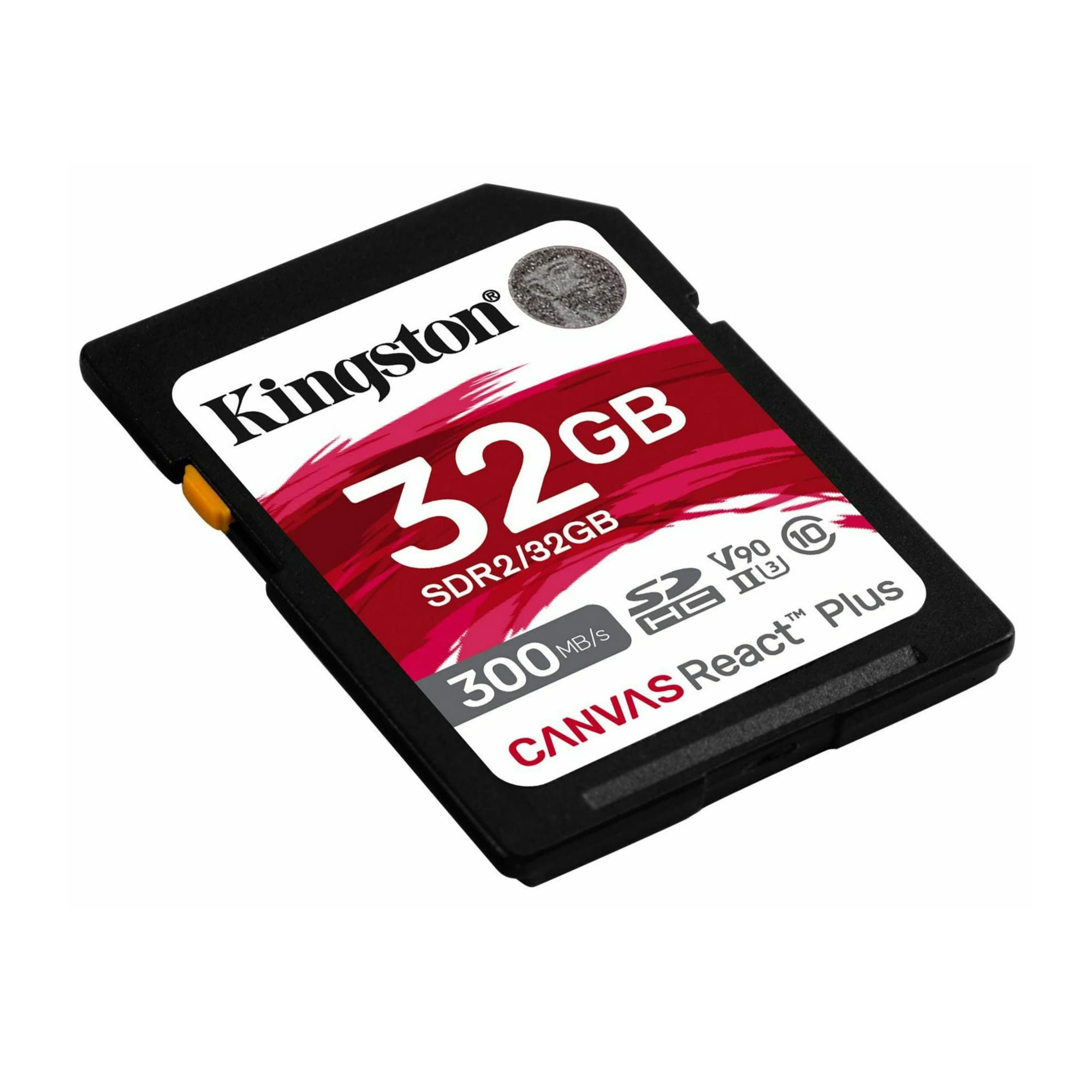 Kingston Canvas React Plus 32Gb Sd Card | Sdhc Uhs Ii | 300R/260W U3 V90 | Full Hd/4K/8K | Sdr2/32Gb