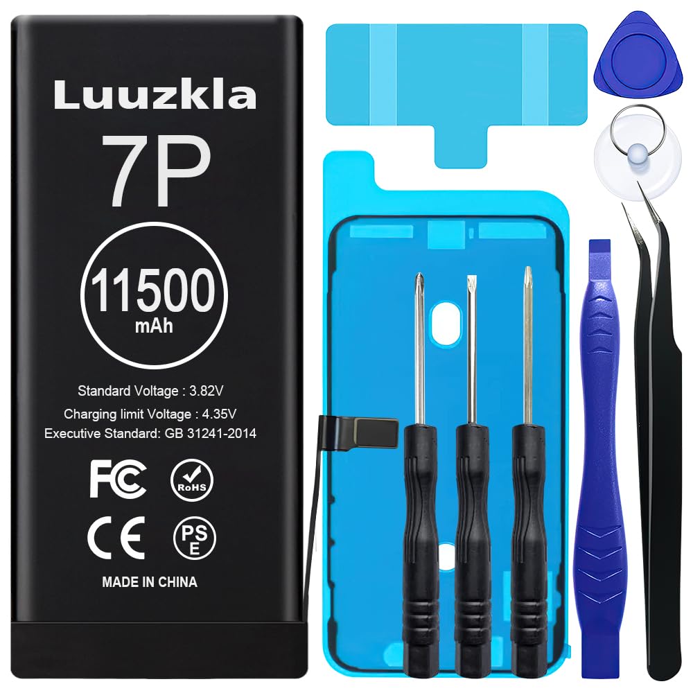 Luuzkla 11500Mah (2024 New Upgrade) Battery Compatible With Iphone 7 Plus, Super Capacity Battery Replacement Compatible With Ip