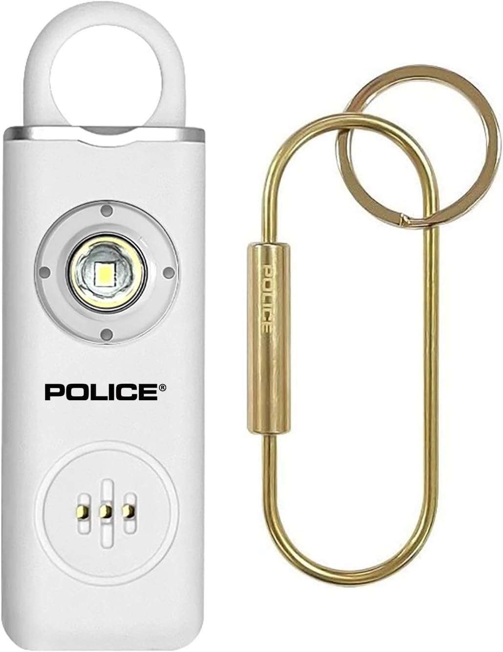 Personal Safety Alarm Keychain - Loud Self-Defense Emergency Alarm With Strobe Light For Women, Seniors & Kids - Rechargeable, P