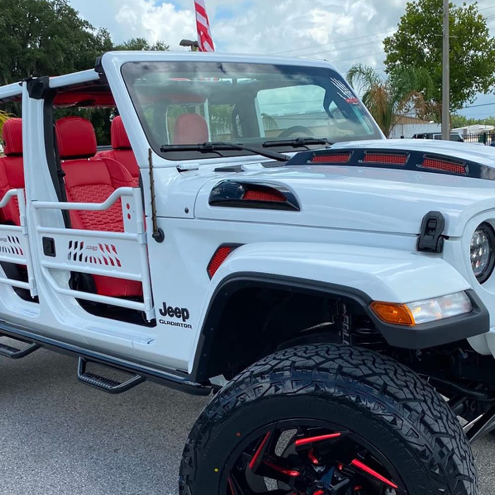 Basiker 16 Inch Antenna For Jeep Wrangler Gladiator Jk Jt Rubicon Sahara Unlimited Sport 4Xe Willys Mojave 2007 2025, Jeep Wrangler Antenna Replacement, Upgrade Car Am Fm Jeep Accessories