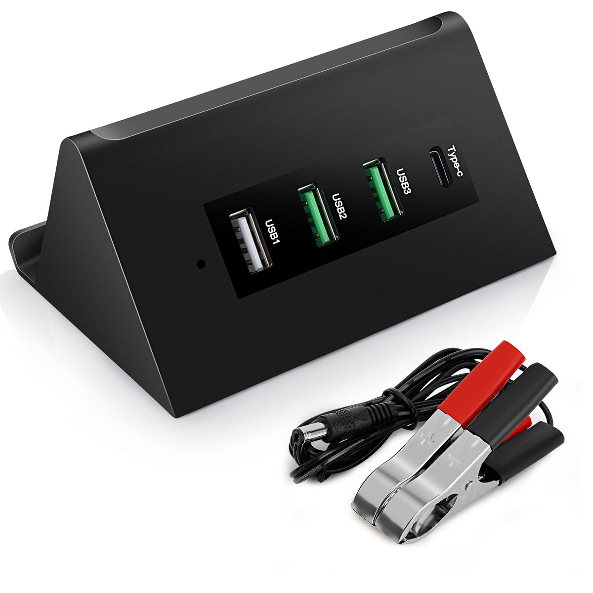 Dc 12V 24V To 5V Usb Step Down Converter 68W 12V To Usb Multi Port Power Adapter Charger For Iphone Android Samsung And Tablet C