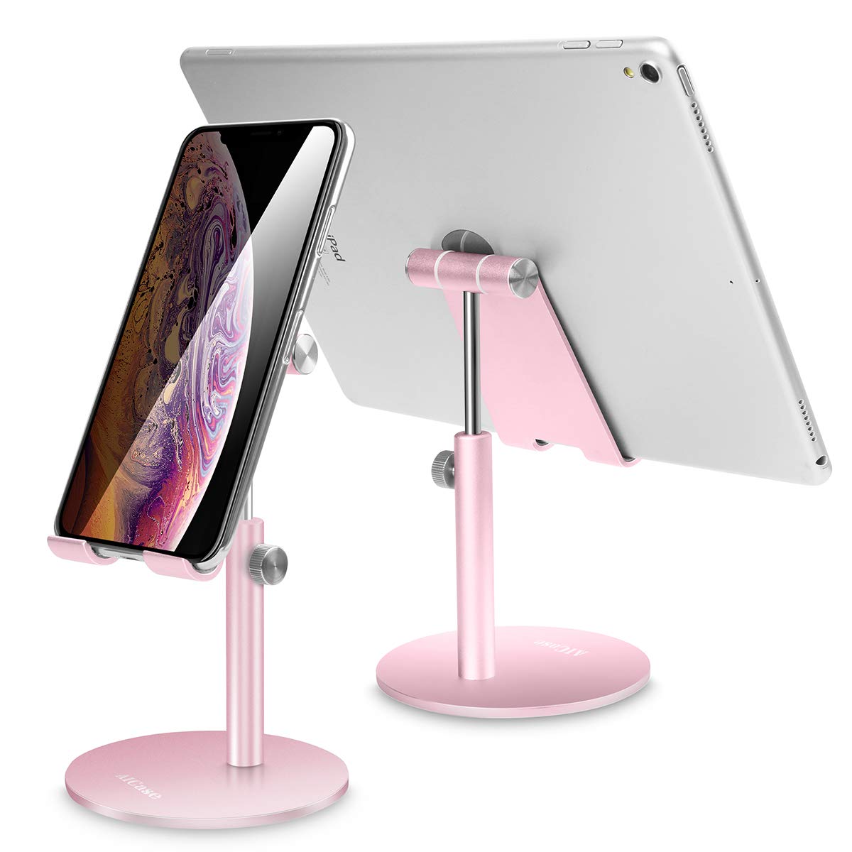 Aicase Tablet/Phone Stand, Universal Multi Angle & Height Adjustable Stand, Desktop Holder For Ipad Pro 10.5/9.7/12.9, Air Mini 
