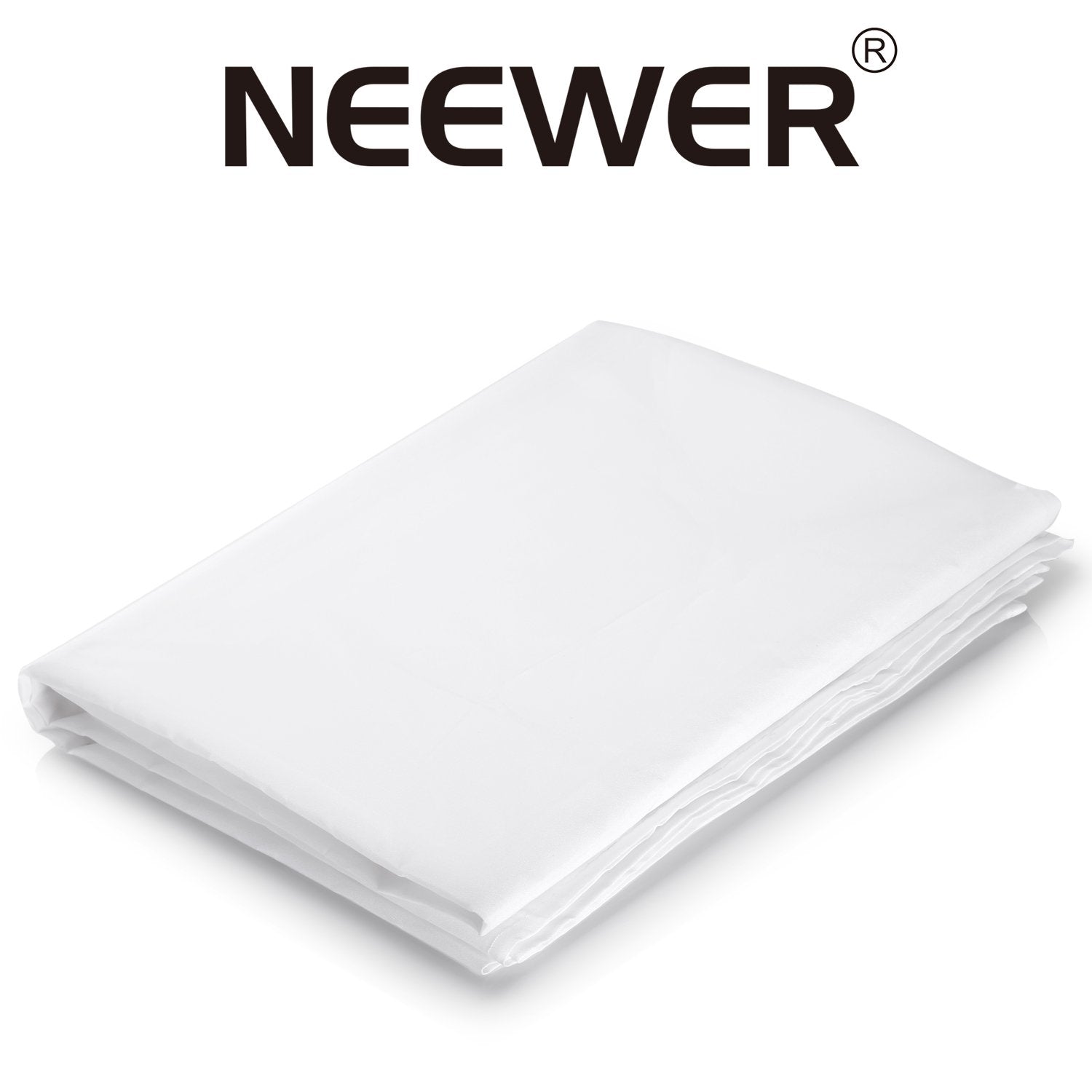 Neewer Polyester White 19.7X4.9Ft Seamless Diffusion Fabric For Photography Softbox, Light Tent And Diy Lighting Modifier