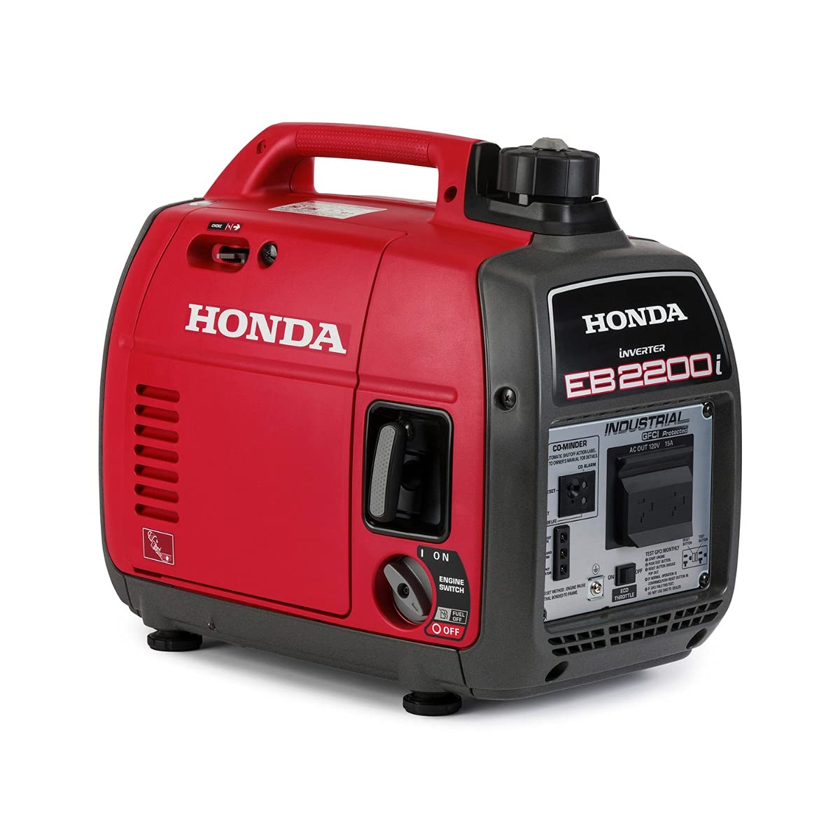 Honda EB2200iTAG 664290 2200-Watt Super Quiet Portable Industrial Inverter Generator with Co-Minder - 49-State