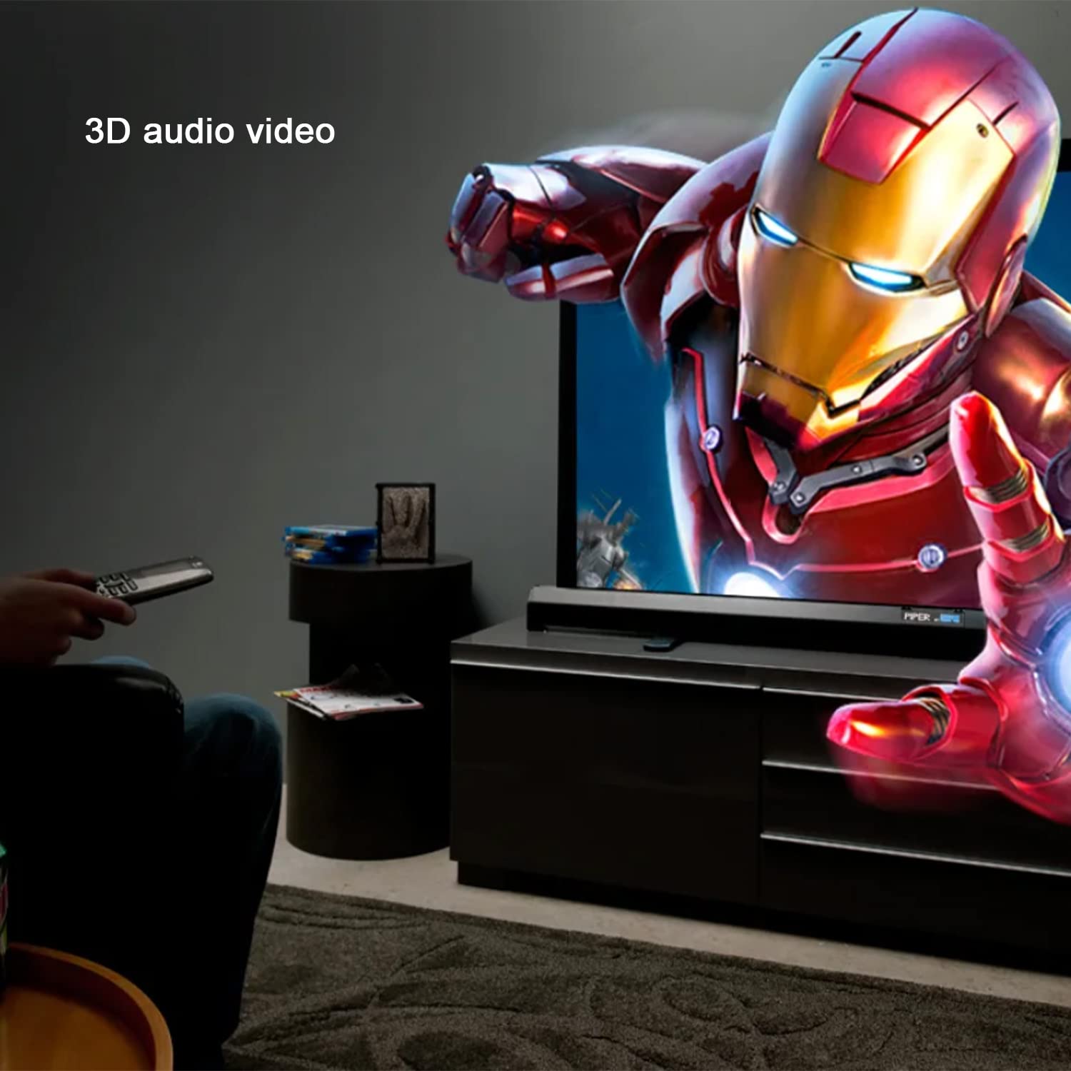 Hdmi Switch 5 In 1 Out 4K@60Hz,Kago 5 Port Hdmi Selector Box With Remote, Metal Shell Hdmi 2.0 Splitter Switcher Support Hdr Hdc