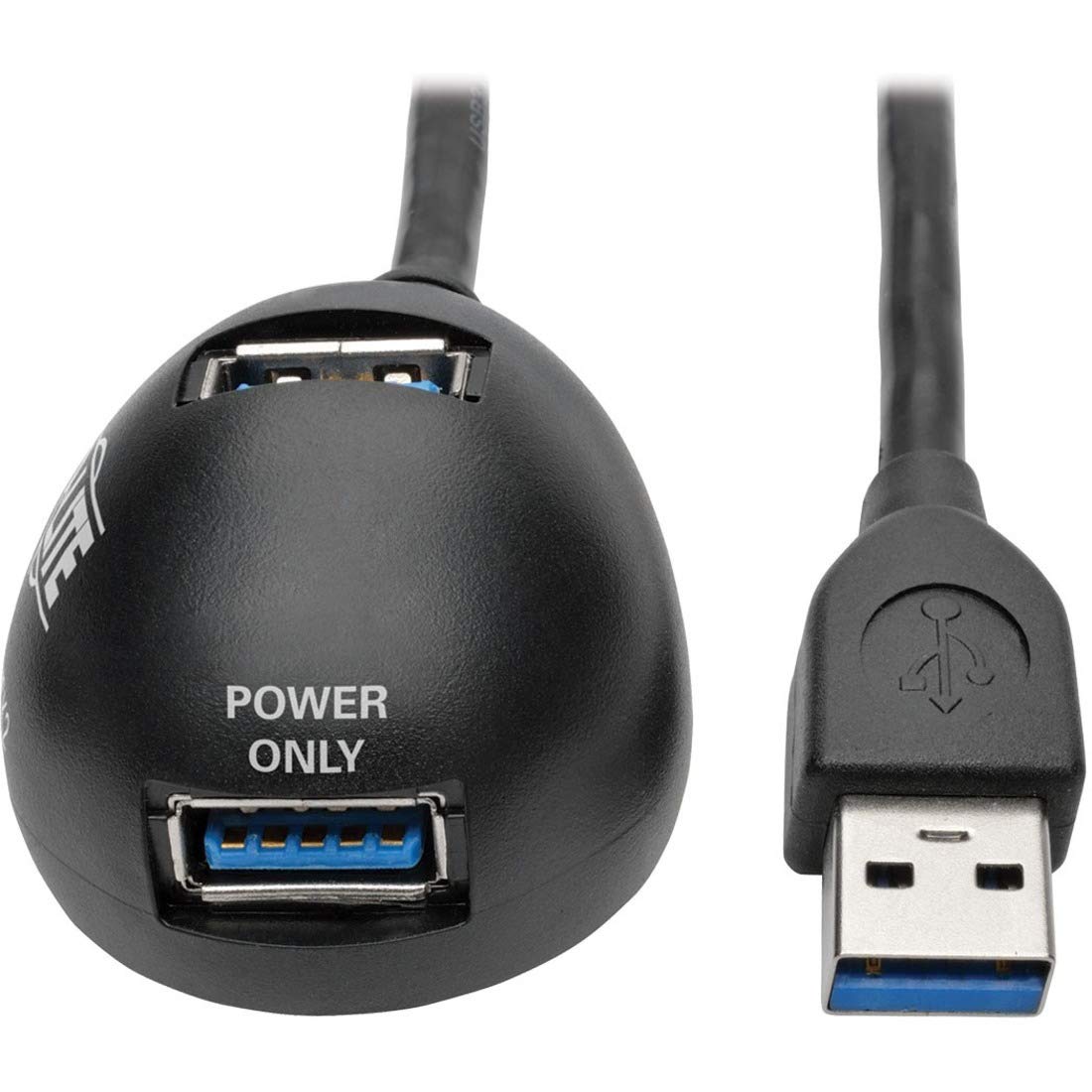 Tripp Lite 6Ft 2 Port Usb 3.0 Superspeed Desktop Extension Cable M/F 6' (U324 006 Dsk2), Black