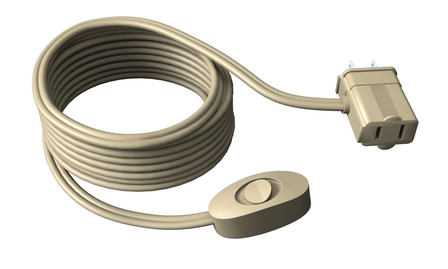 Stanley 31324 10-Feet Cordmax Switch, Beige