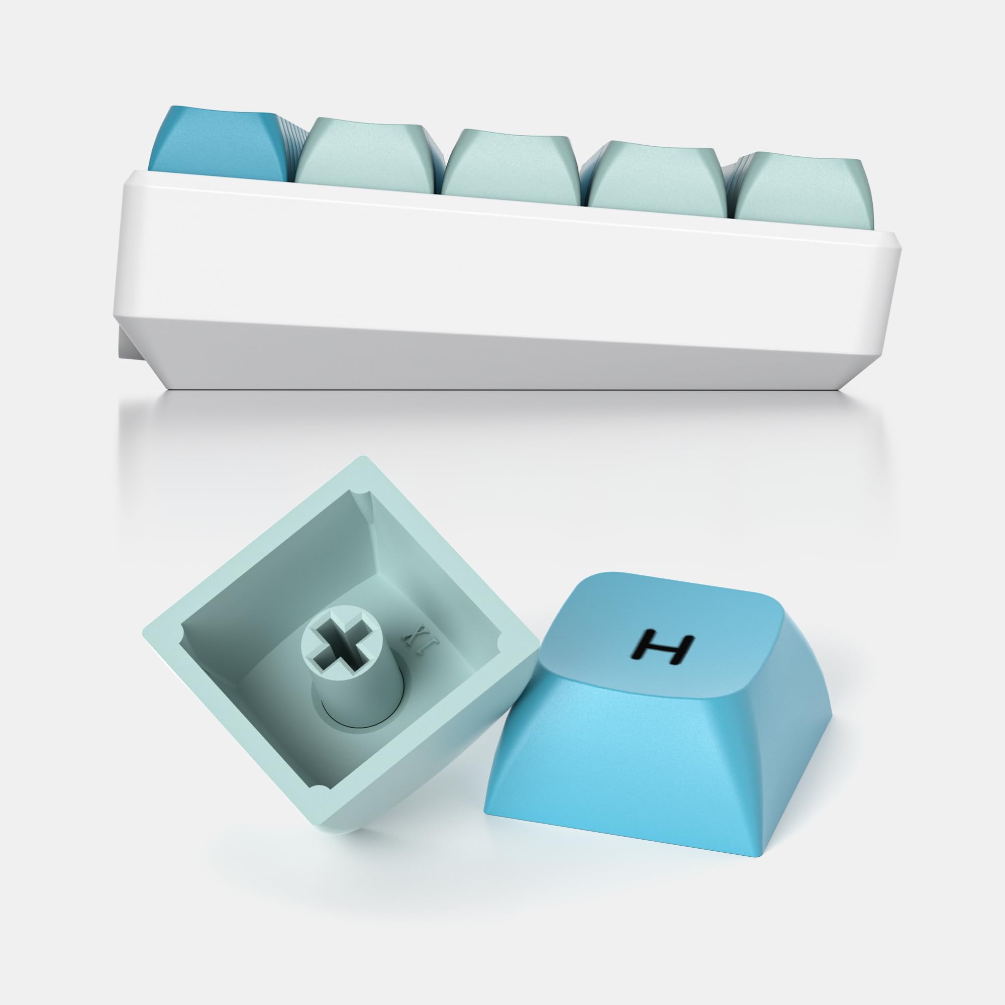 Guffercty Kred Gtsp Xda Profile Pbt Keycaps, 124 Keys Custom Dye Sublimation Keycaps Us Layout With Mac Keycaps For Fullsize, Te