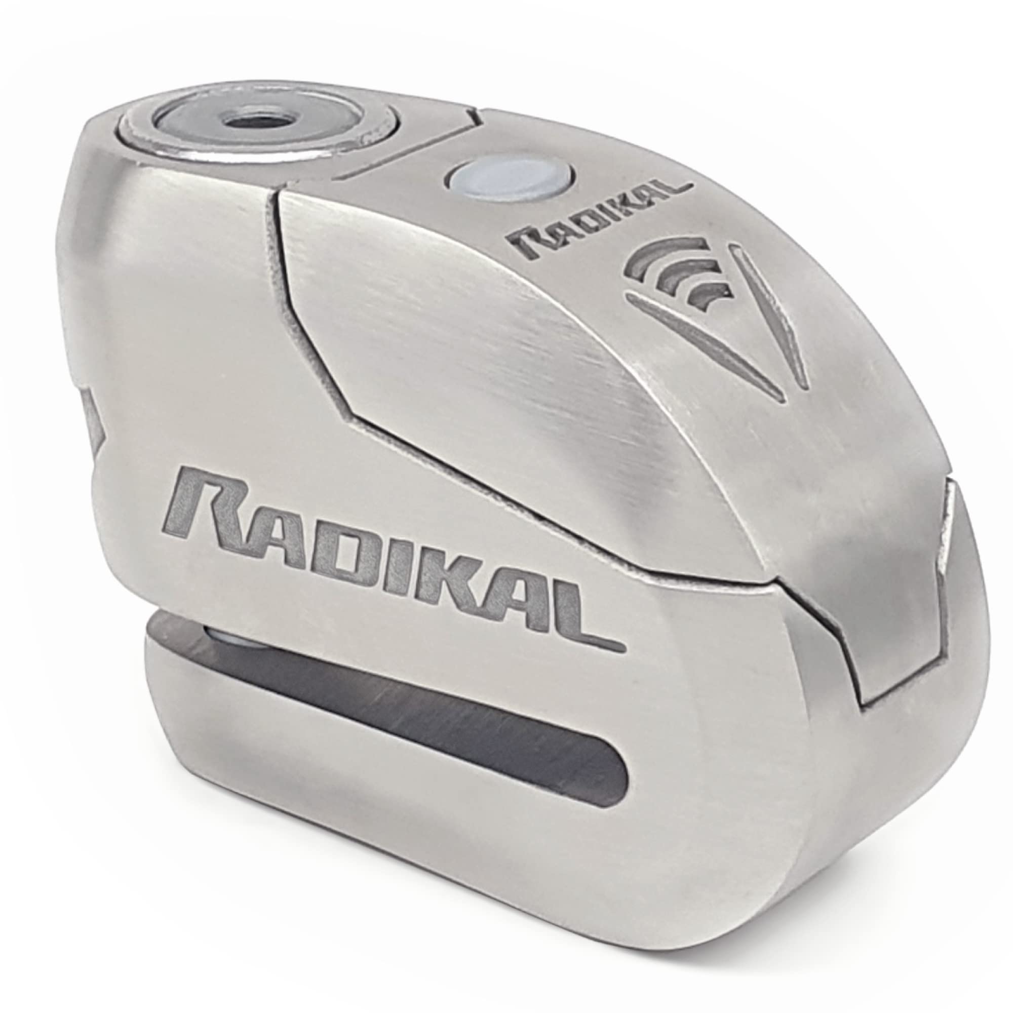 Radikal Rk14S Approved Alarm Disc Lock Motorcycle Premium Security, Hardened Stainless Steel Double Locking, Sek Disctech, High 