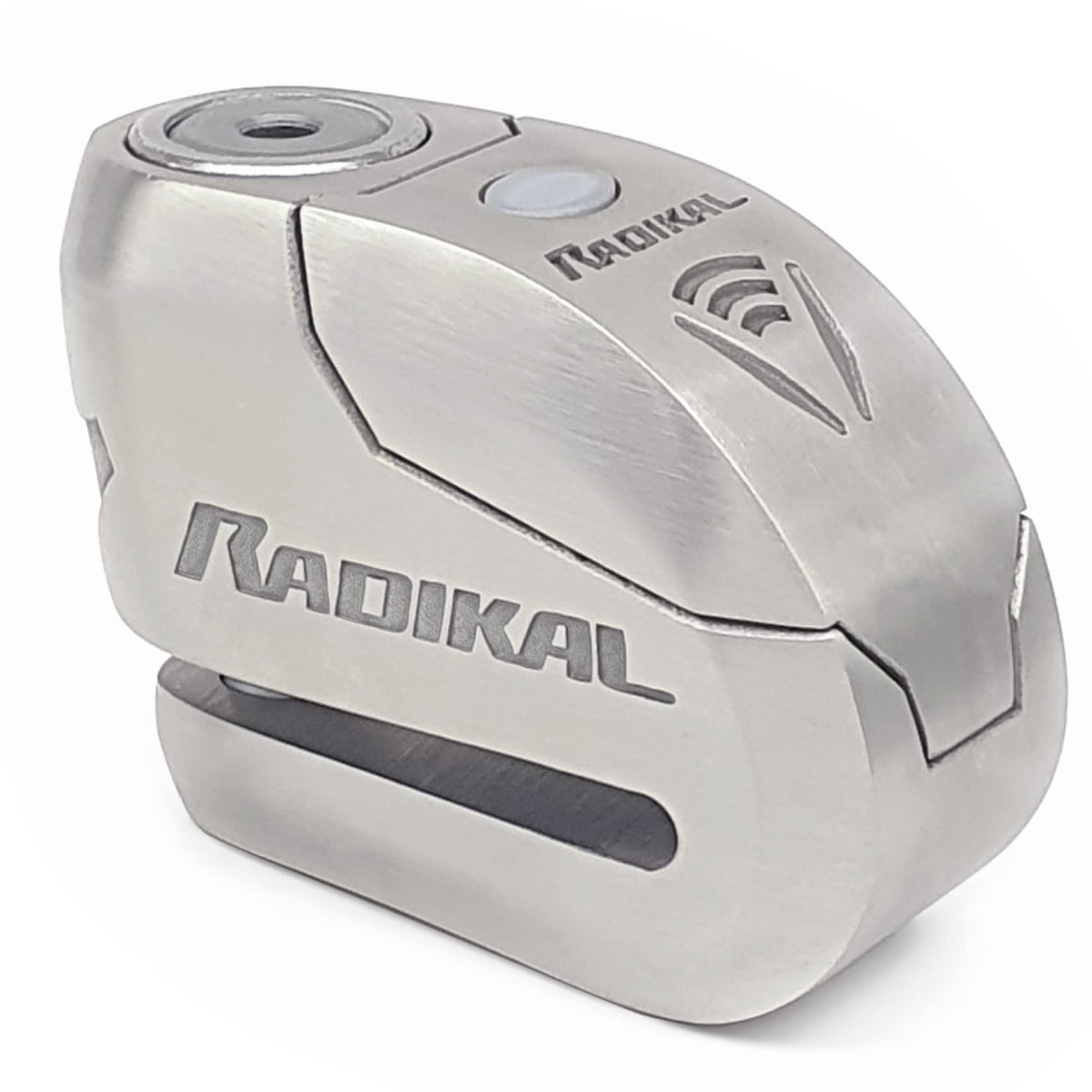 Radikal Rk14S Approved Alarm Disc Lock Motorcycle Premium Security, Hardened Stainless Steel Double Locking, Sek Disctech, High 