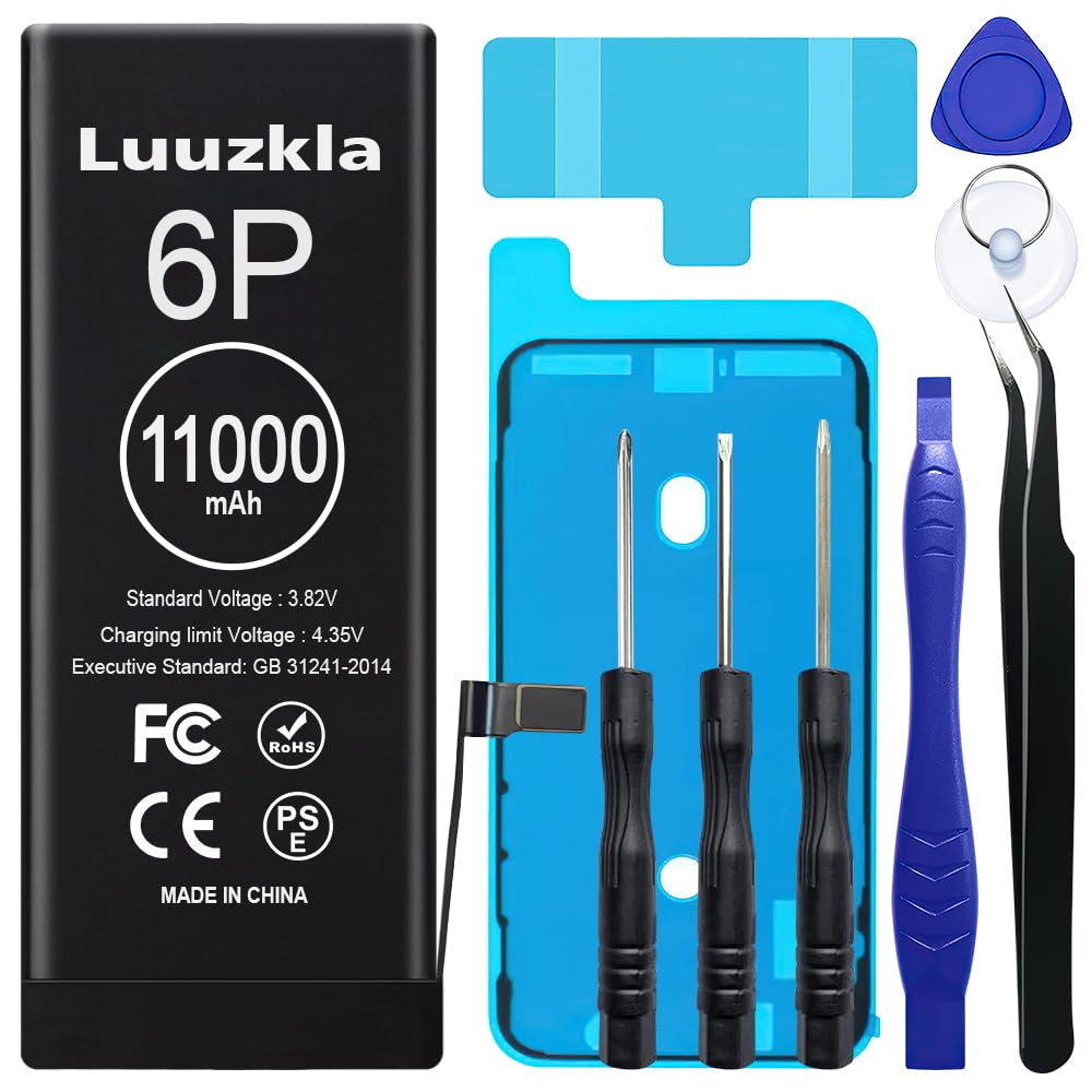 Luuzkla 11000Mah (2024 New Upgrade) Battery Compatible With Iphone 6 Plus, Super Capacity Battery Compatible With Iphone 6 Plus,