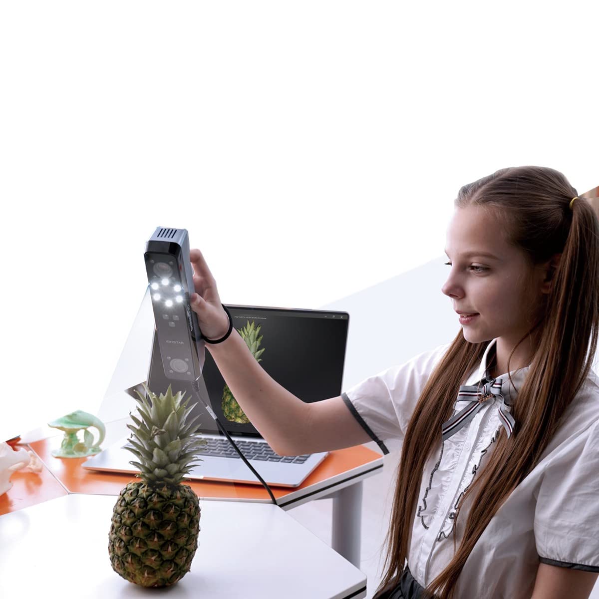 Einstar 3D Handheld Infrared Vcsel Structured Light Scanner With Rgb Color Camera, 0.1Mm Resolution, High Quality Collecting Dat