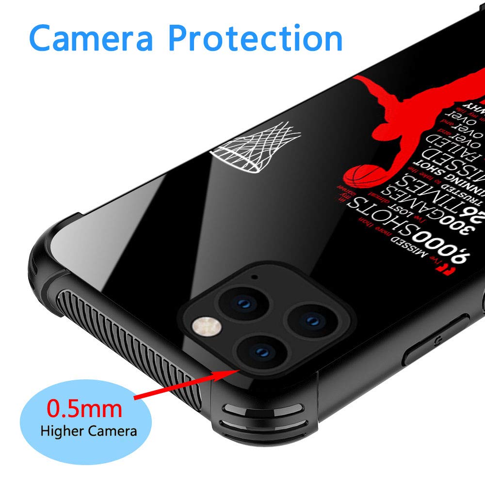 Zhegailian Case Compatible With Iphone 12 Pro Max,Red Dunk Case For Iphone 12 Pro Max For Boys Men,Pattern Design Anti Scratch O