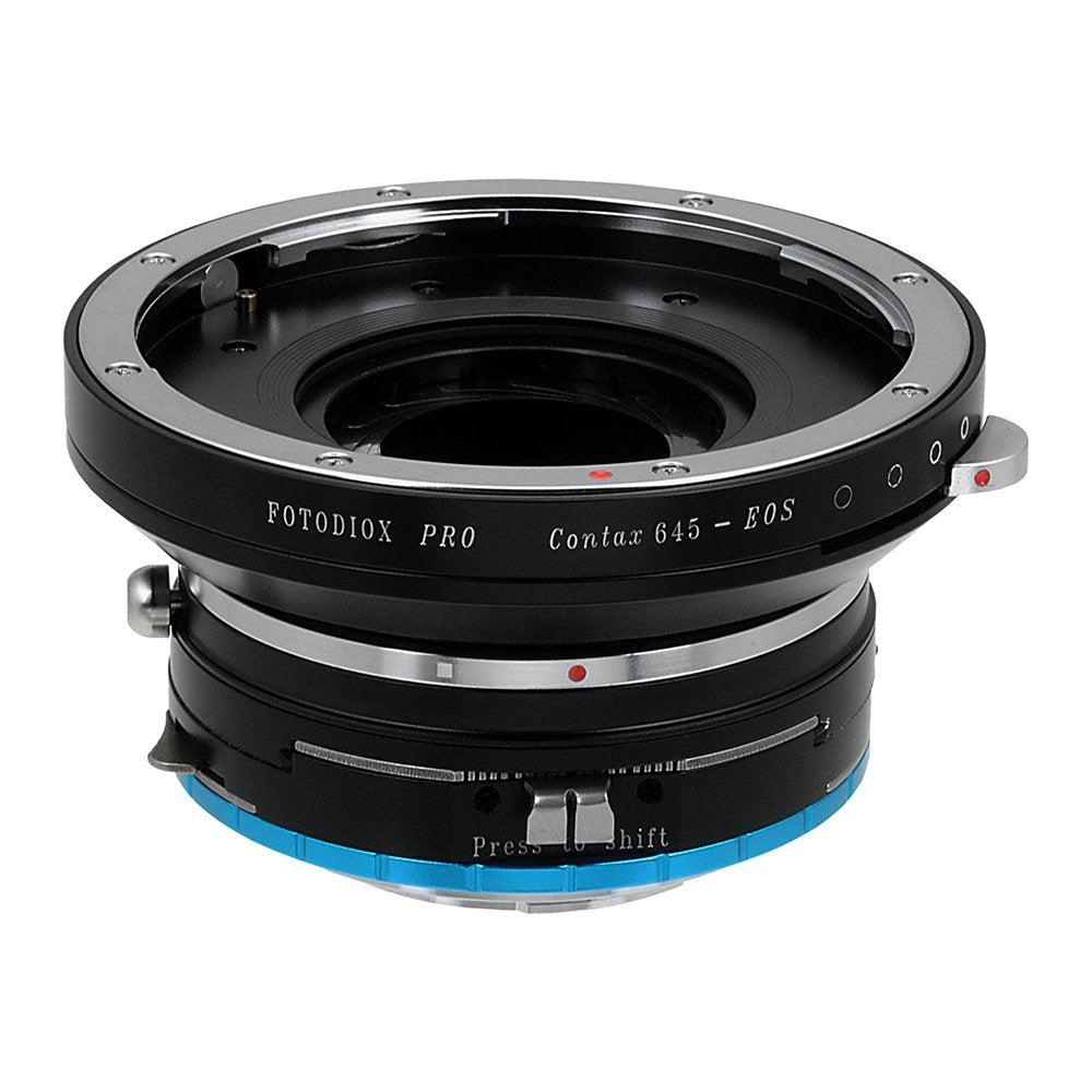 Fotodiox Pro Lens Mount Shift Adapter Contax 645 (C645) Mount Lenses to Fujifilm X-Series Mirrorless Camera Adapter - fits X-Mou