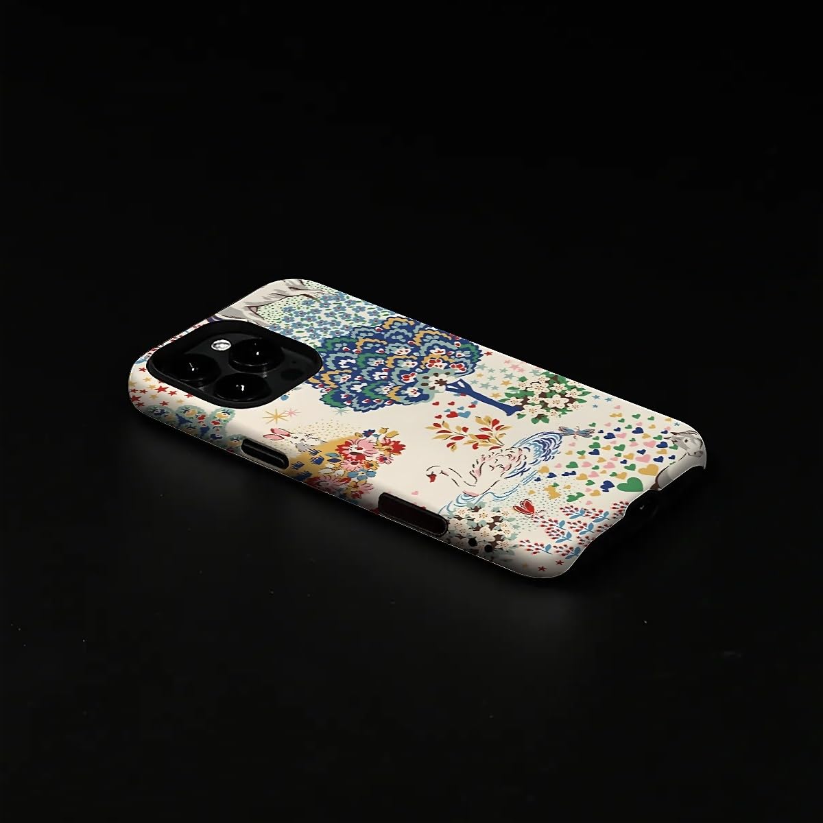 For Iphone 16 Pro Max Case Matte 2-In-1 6.7Inch With Soft Tpu+Hard Pc Anti Drop Shock-Absorbing Horse Rabbit Duck Protective Pho