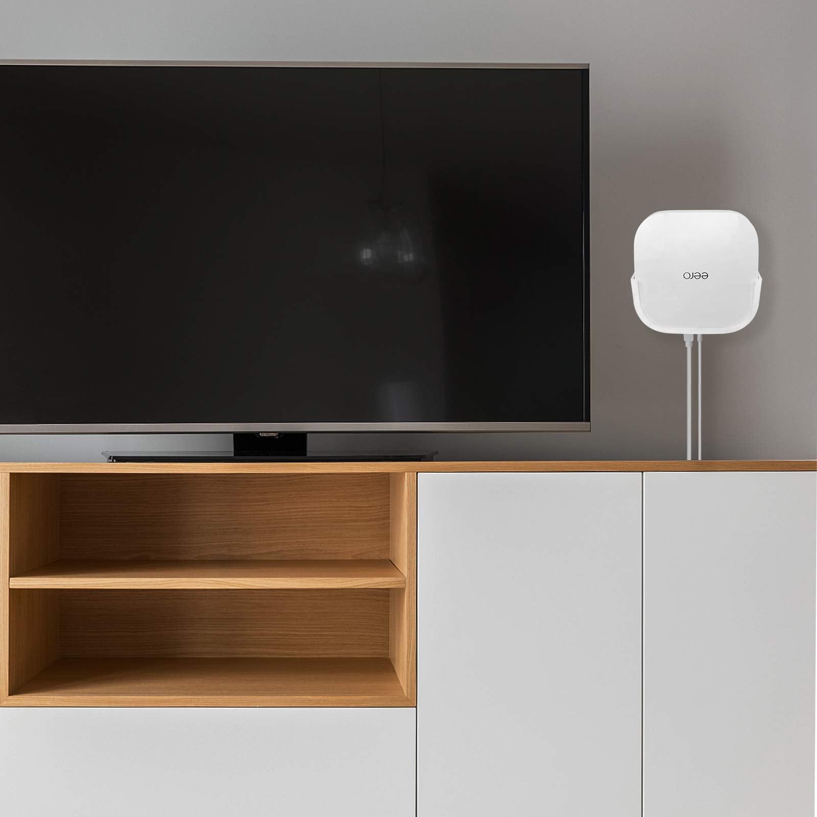Wall Mount For Eero Pro 6, Screwless Vhb Holder For Mounting Eero Pro 6 Tri Band Mesh Wi Fi 6 Without Drilling (Strongly Adhesiv
