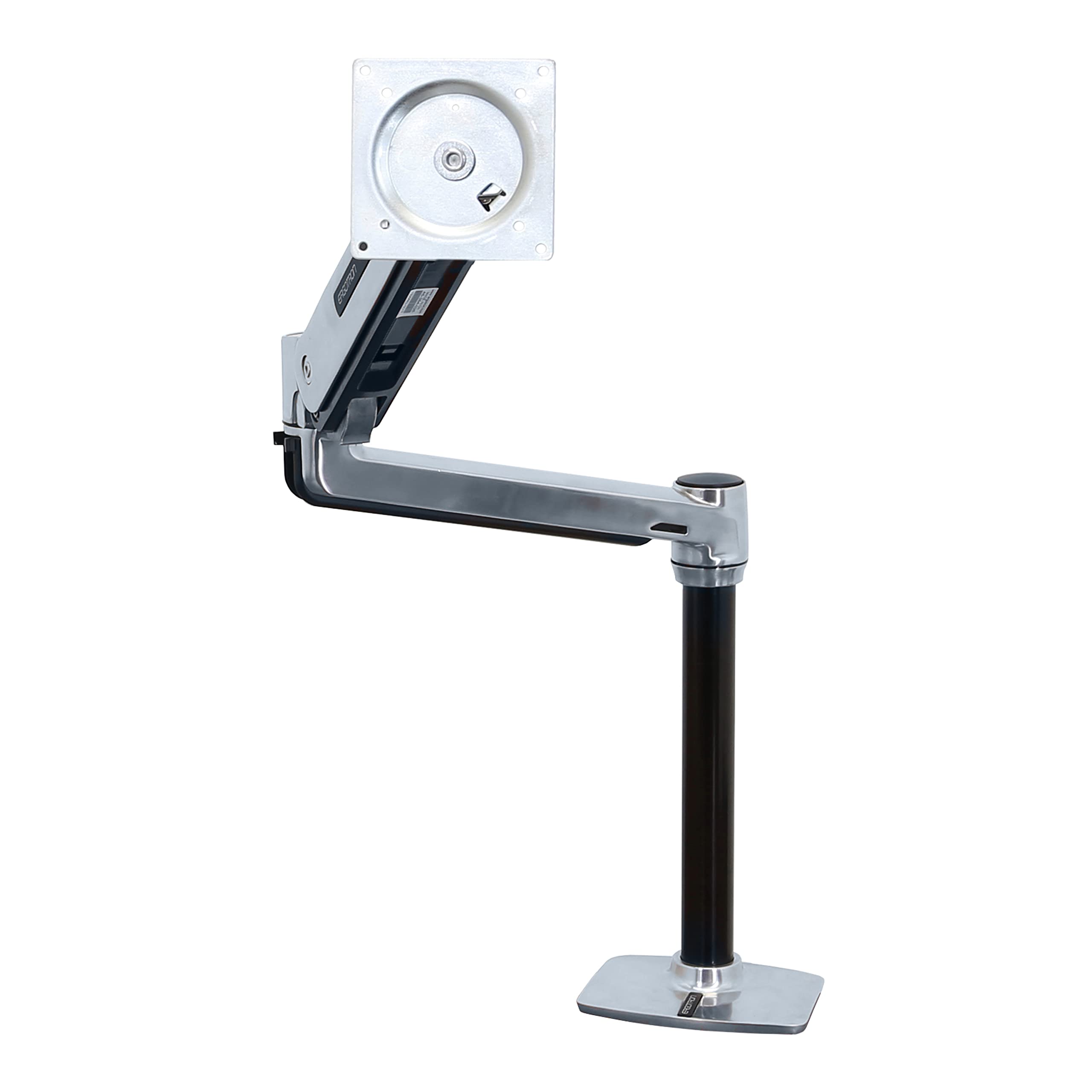 Ergotron � LX HD Sit Stand Single Monitor Arm, VESA Desk Mount � for Monitors Up to 49 Inches, 14 to 30 lbs � Polished Aluminum