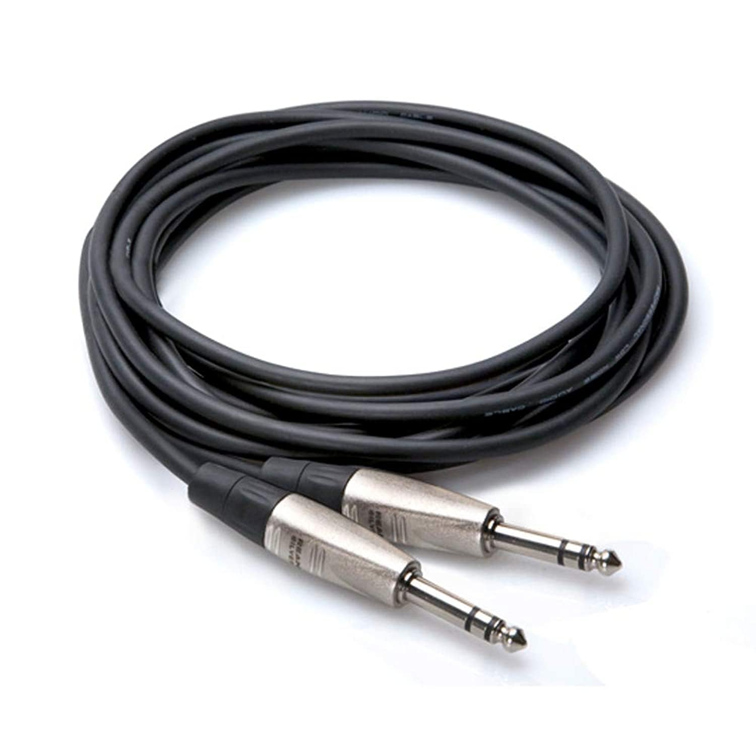 HOSA HSS-005 REAN 1/4 TRS to REAN 1/4 TRS Pro Balanced Interconnect, 5 Feet