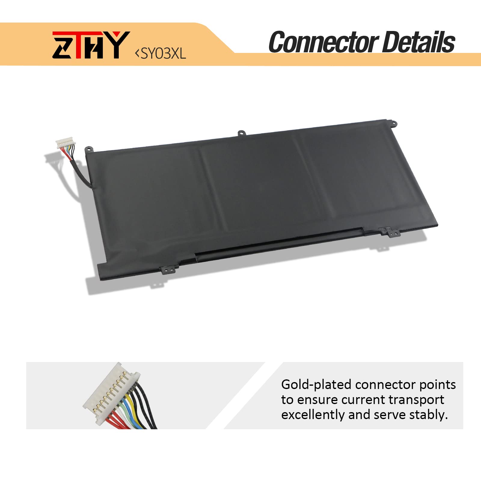Zthy Sy03Xl Laptop Battery Replacement For Hp Chromebook X360 14 G1 14 Da 14 Da0011Dx 14 Da0021Nr 14 Da0500Nd Chromebook 15 De 1
