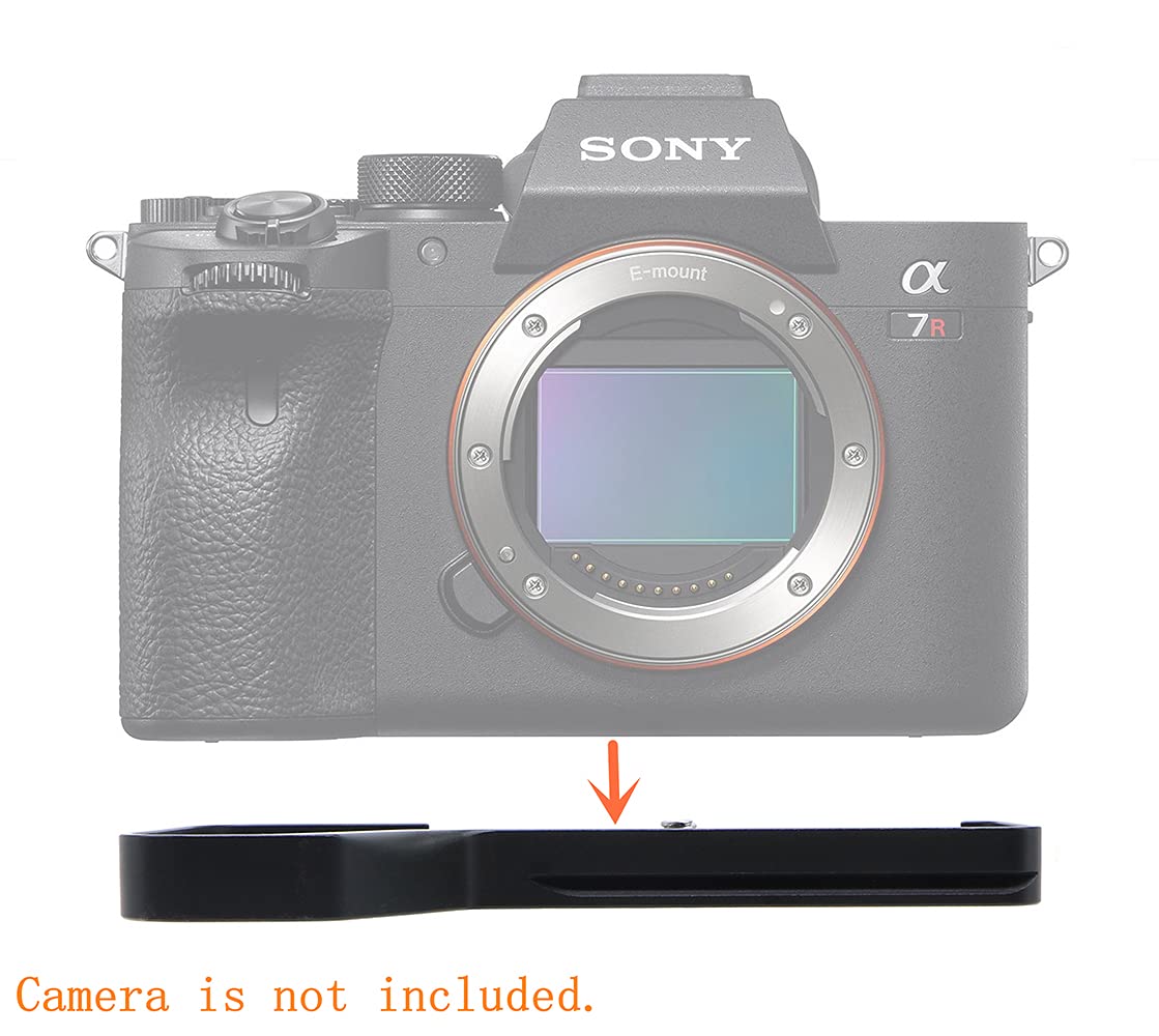 Hithut Hand Grip Extension Quick Release Metal Base Plate Compatible With Sony A7Iv A7Riv A9Ii Camera With 1/4'' Screw And Hex W