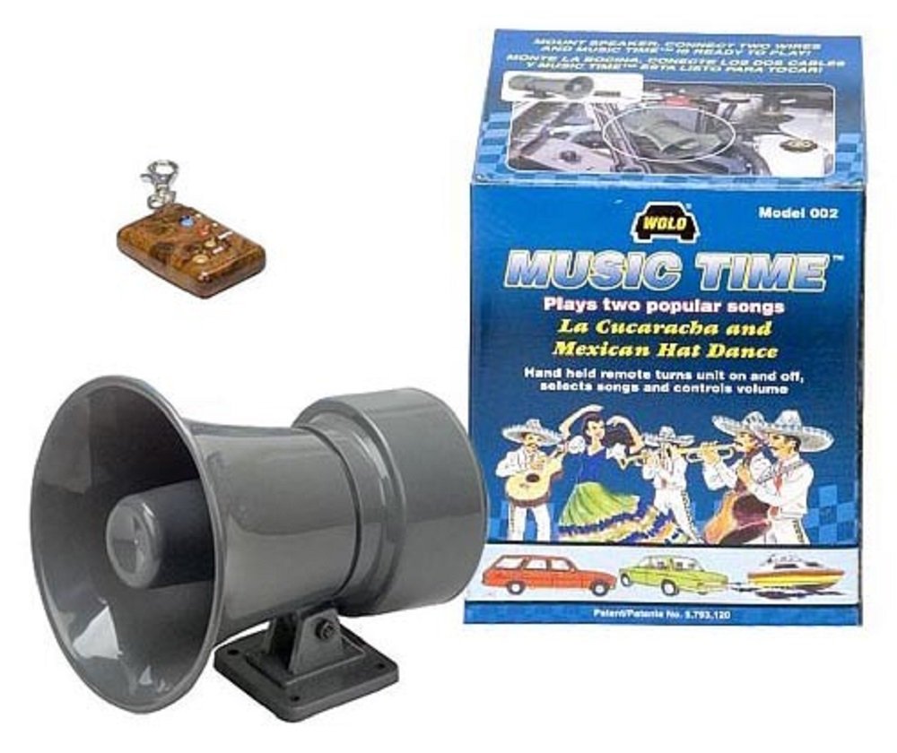 Wolo (002) Music Time Remote Controlled Electronic Musical Horn   Plays La Cucaracha And Mexican Hat Dance