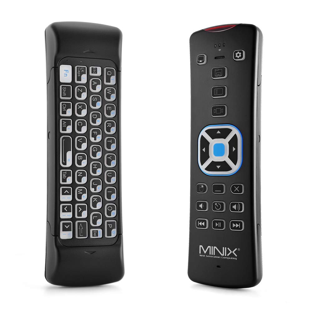 MINIX Remote NEOW2 WL Air MC 3D Motion Skype SPK 2.4G FM USB Dongle KB+MC