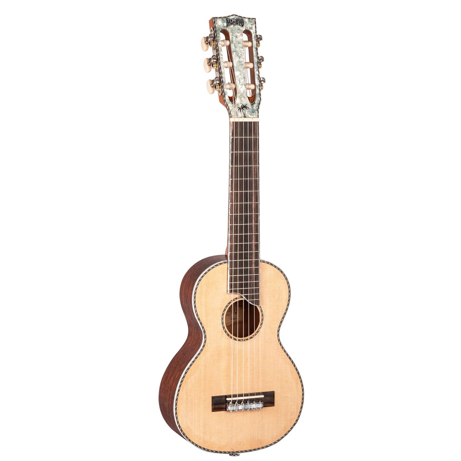 Mahalo, 6-String Ukulele Concert, Natural, Guitarlele (Mp5)