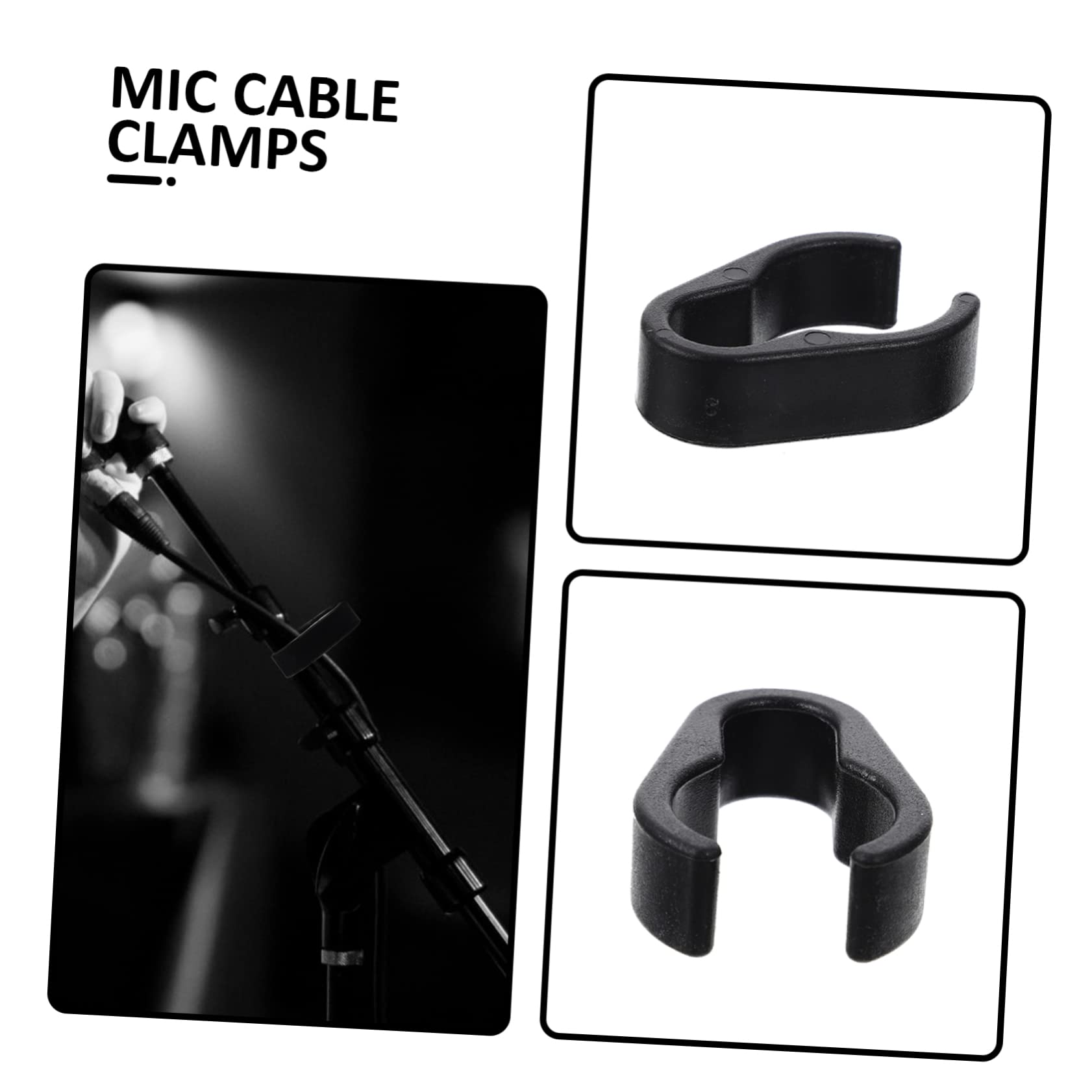 Topperfun 10Pcs Microphone Clip