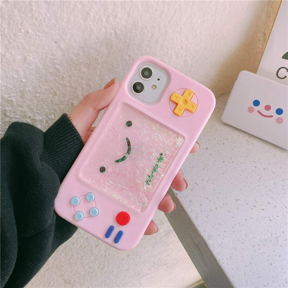 Unnfiko Squishy 3D Cartoon Game Case Compatible With Iphone 11, Creative Liquid Stars Funny Play Case Soft Rubber Protective Cov