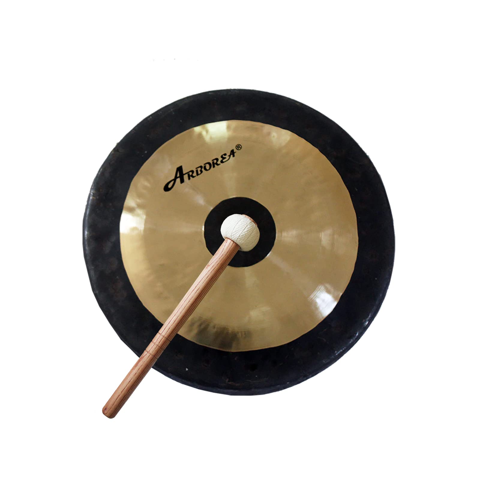 Arborea Gong Chau Gong Includes Gong Stand & Hanging String Mini Gong Hand Selected For Quality Great For Sound Healing Home Or